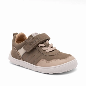 Outdoor shoes Bisgaard Khaki Barefoot Baloo Velcro Shoe Breathable shoes
