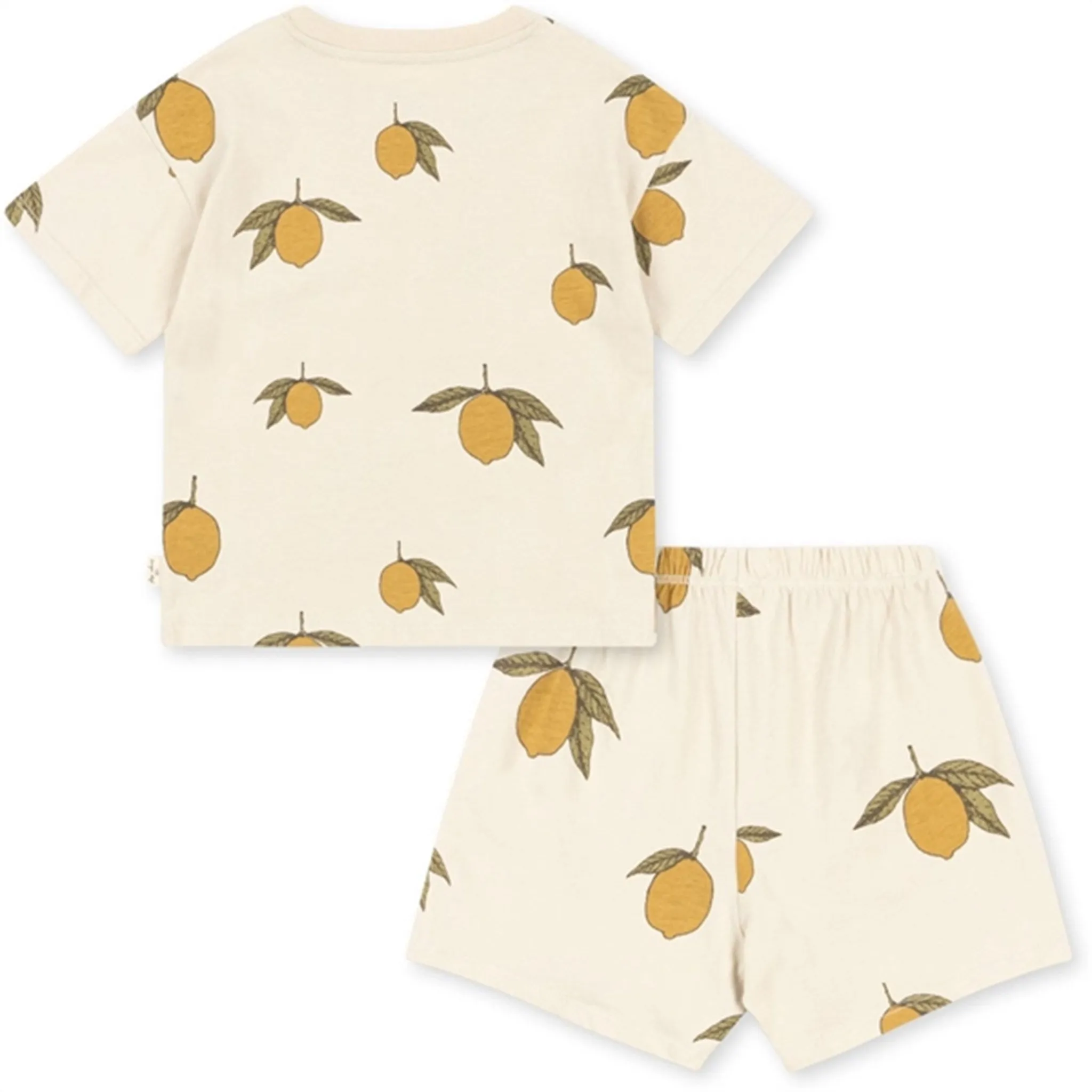Oversized Konges Sljd Mon Grand Citron 2-pack Lin Set