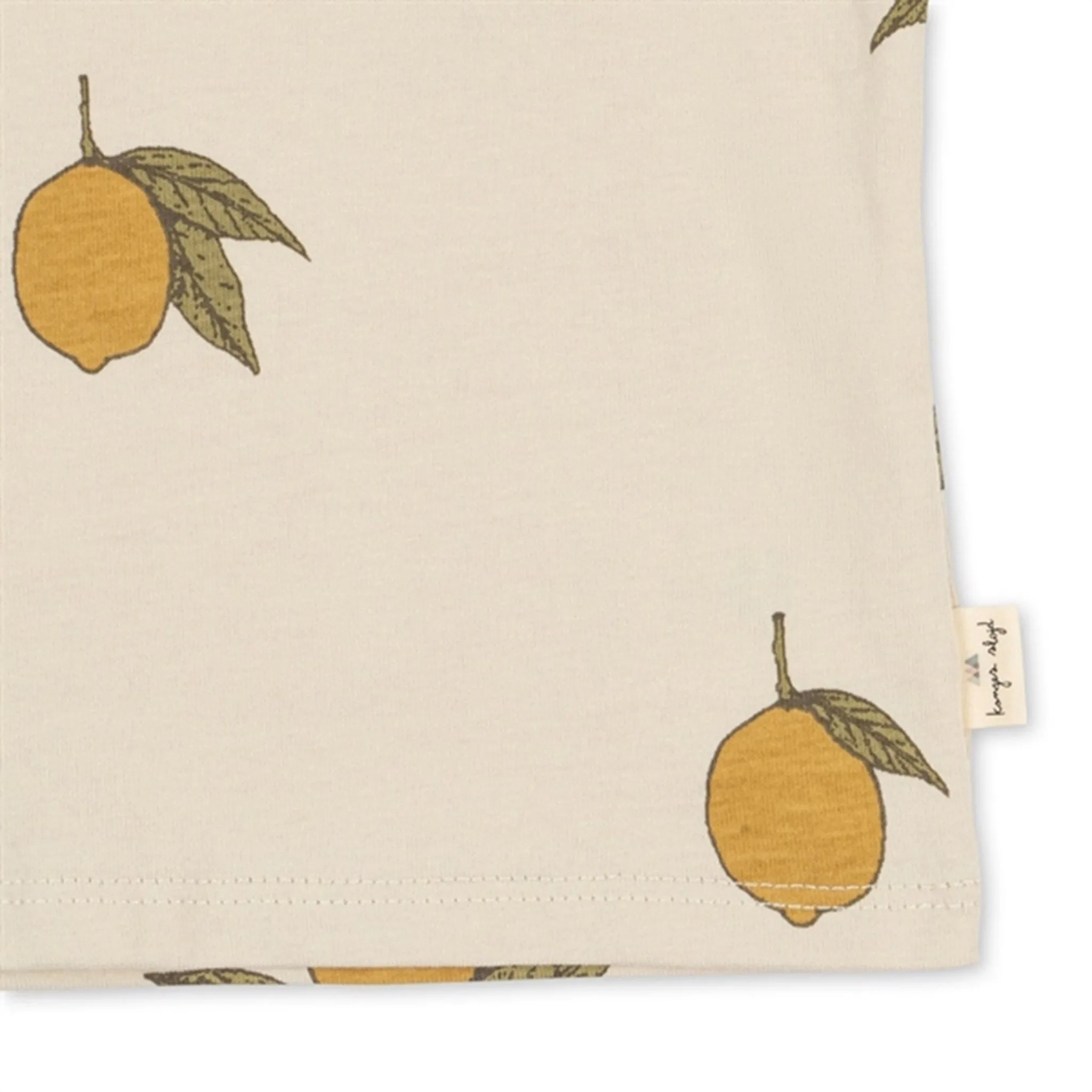 Oversized Konges Sljd Mon Grand Citron 2-pack Lin Set