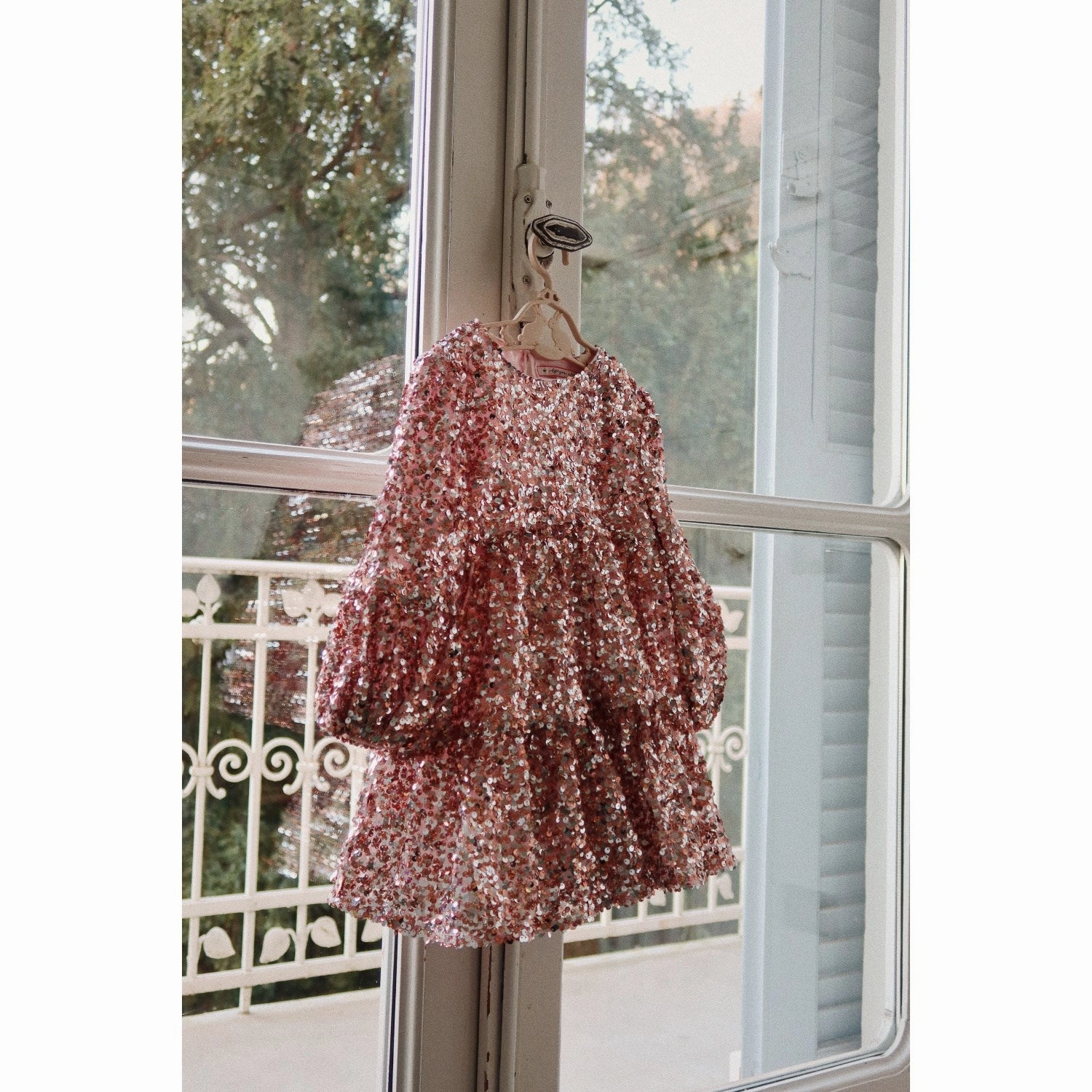 Oversized Konges Sljd Grey/Rosa Lila Sequins Dress