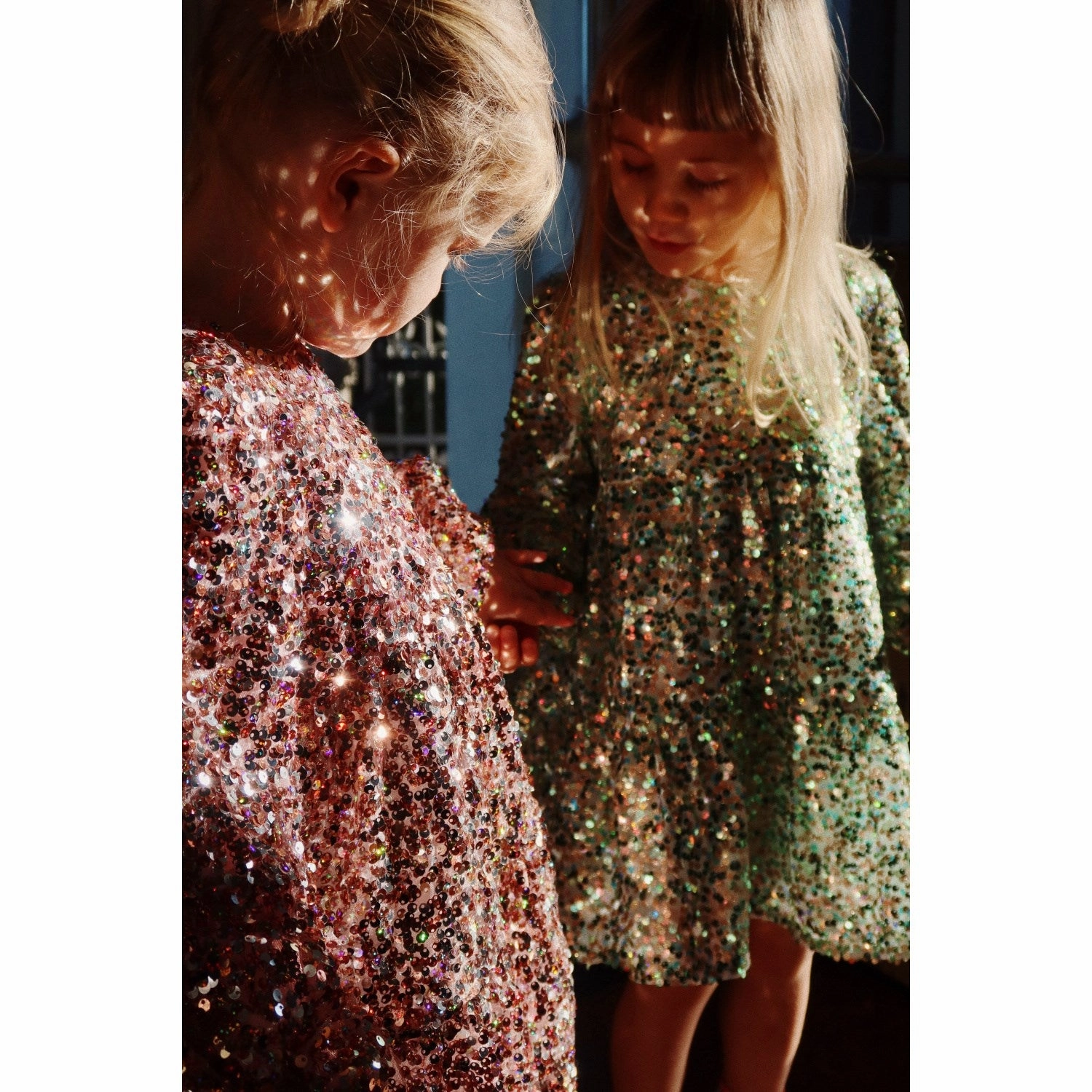 Oversized Konges Sljd Grey/Rosa Lila Sequins Dress