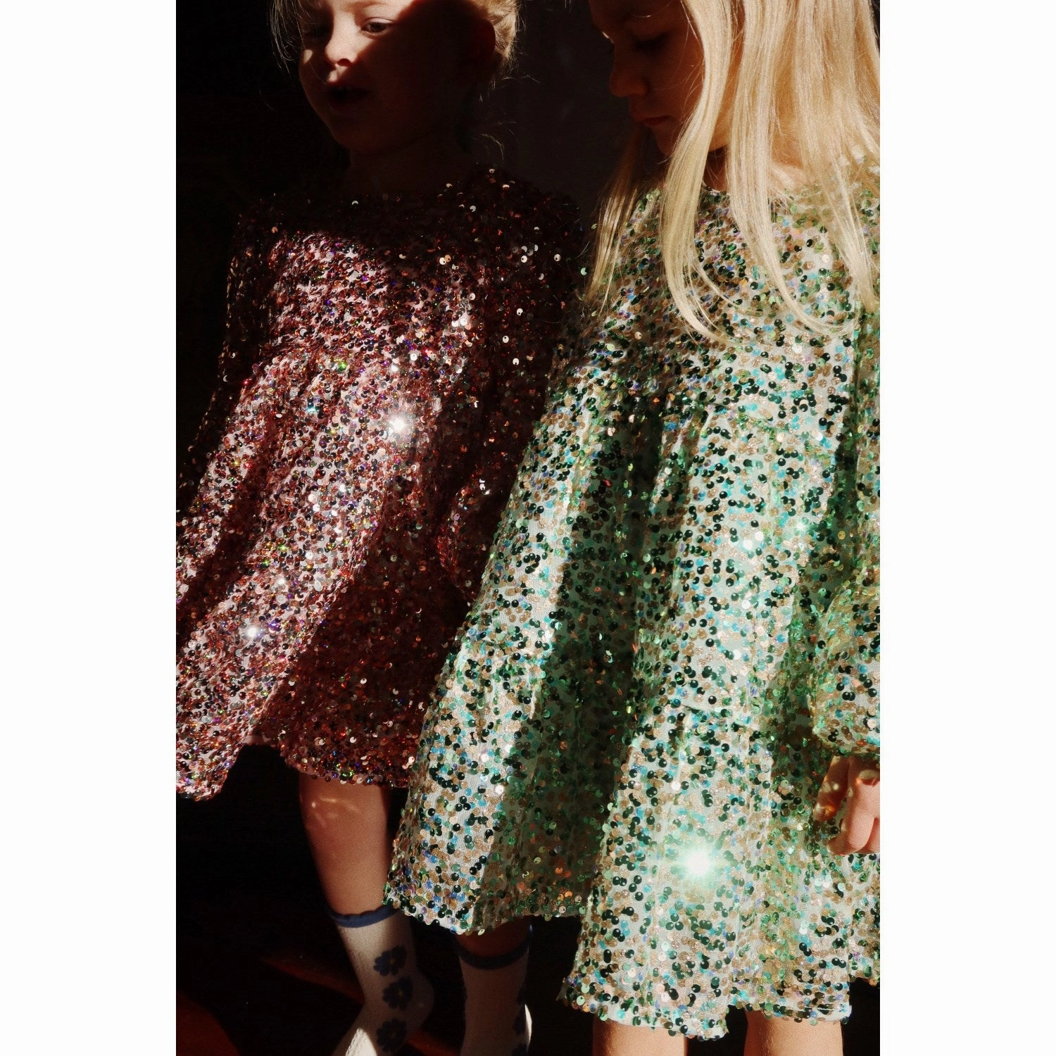 Oversized Konges Sljd Grey/Rosa Lila Sequins Dress