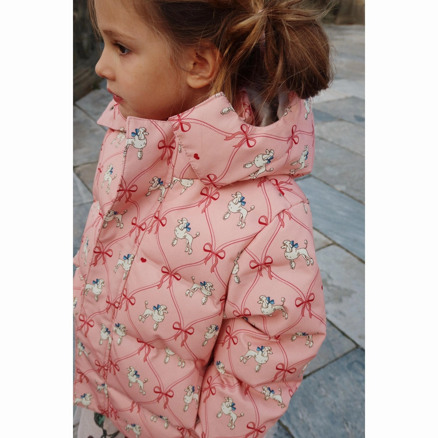 Oversized Konges Sljd Poodle Magnum Down Jacket Print Grs