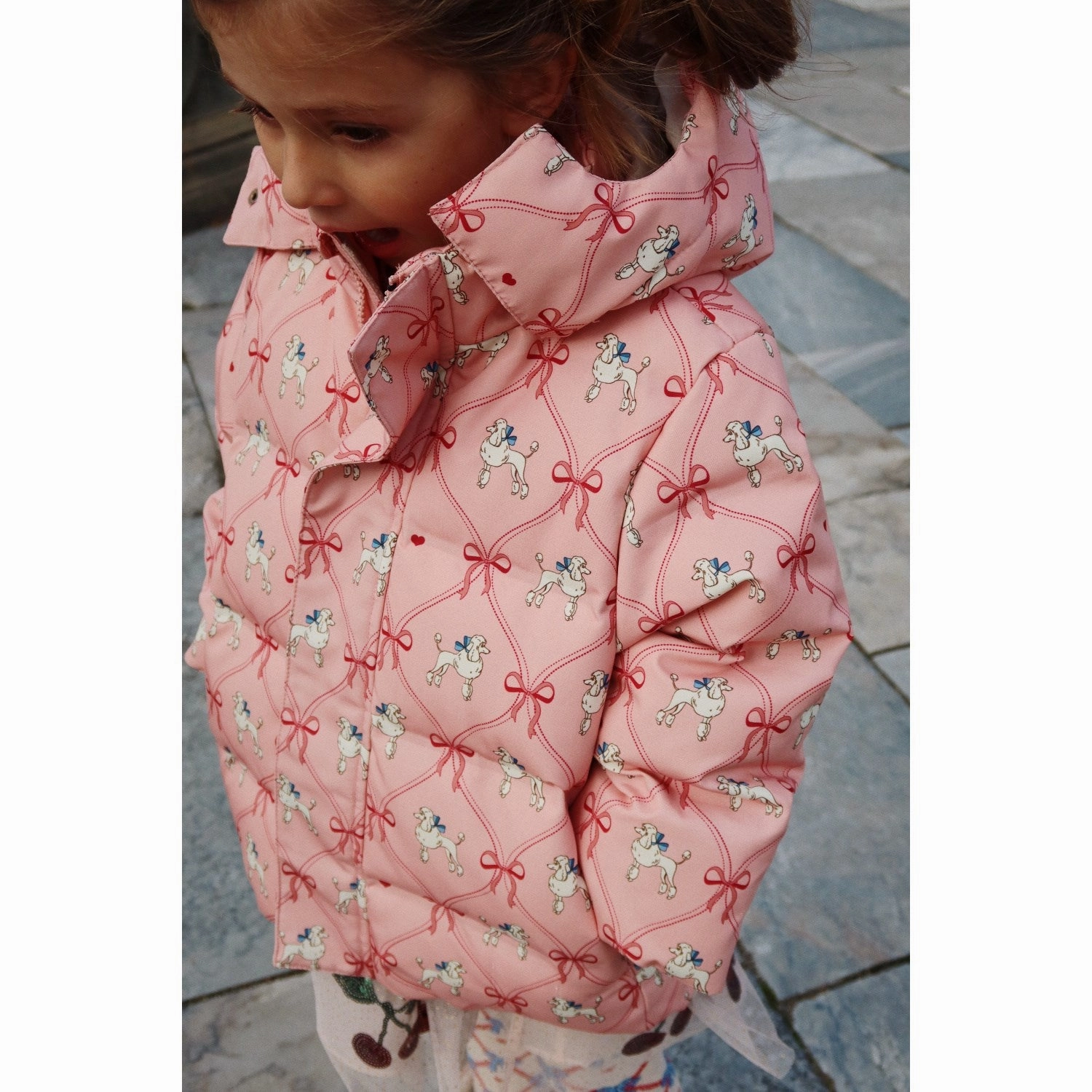 Oversized Konges Sljd Poodle Magnum Down Jacket Print Grs