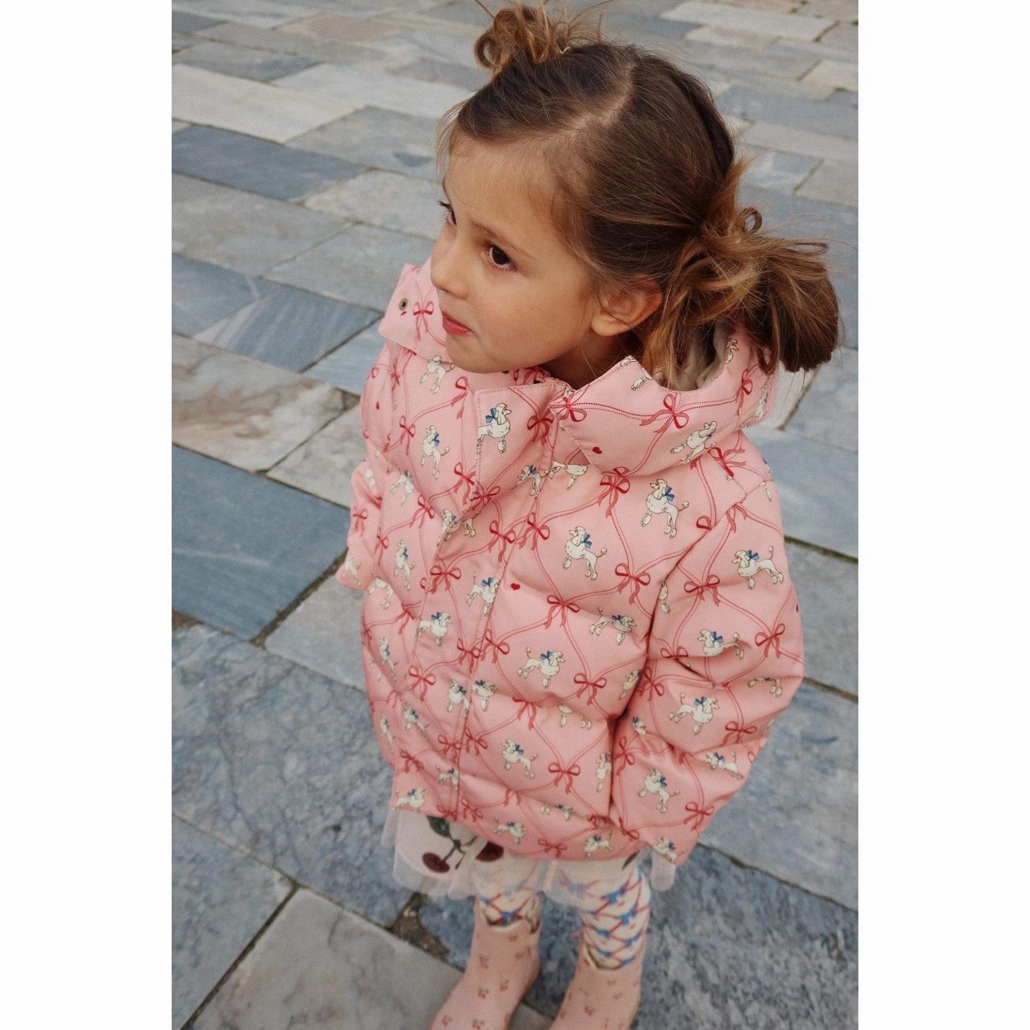 Oversized Konges Sljd Poodle Magnum Down Jacket Print Grs Durable