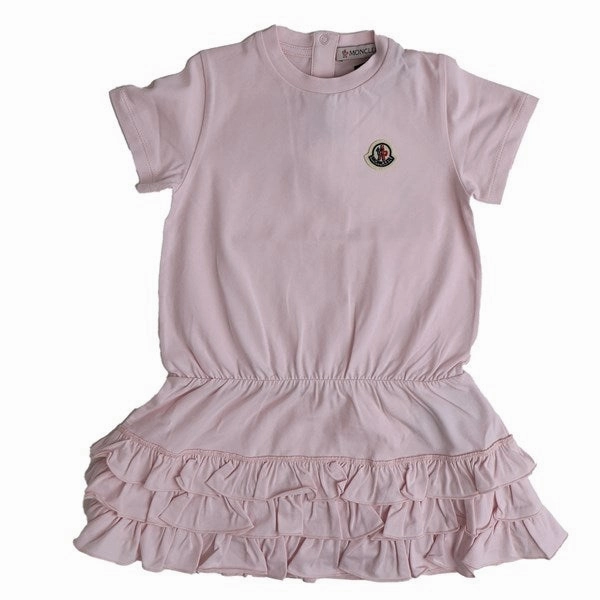 Oversized Moncler Dress Light Pink Stitch