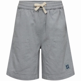 Oversized Sofie Schnoor Dusty Blue Shorts Laid-back