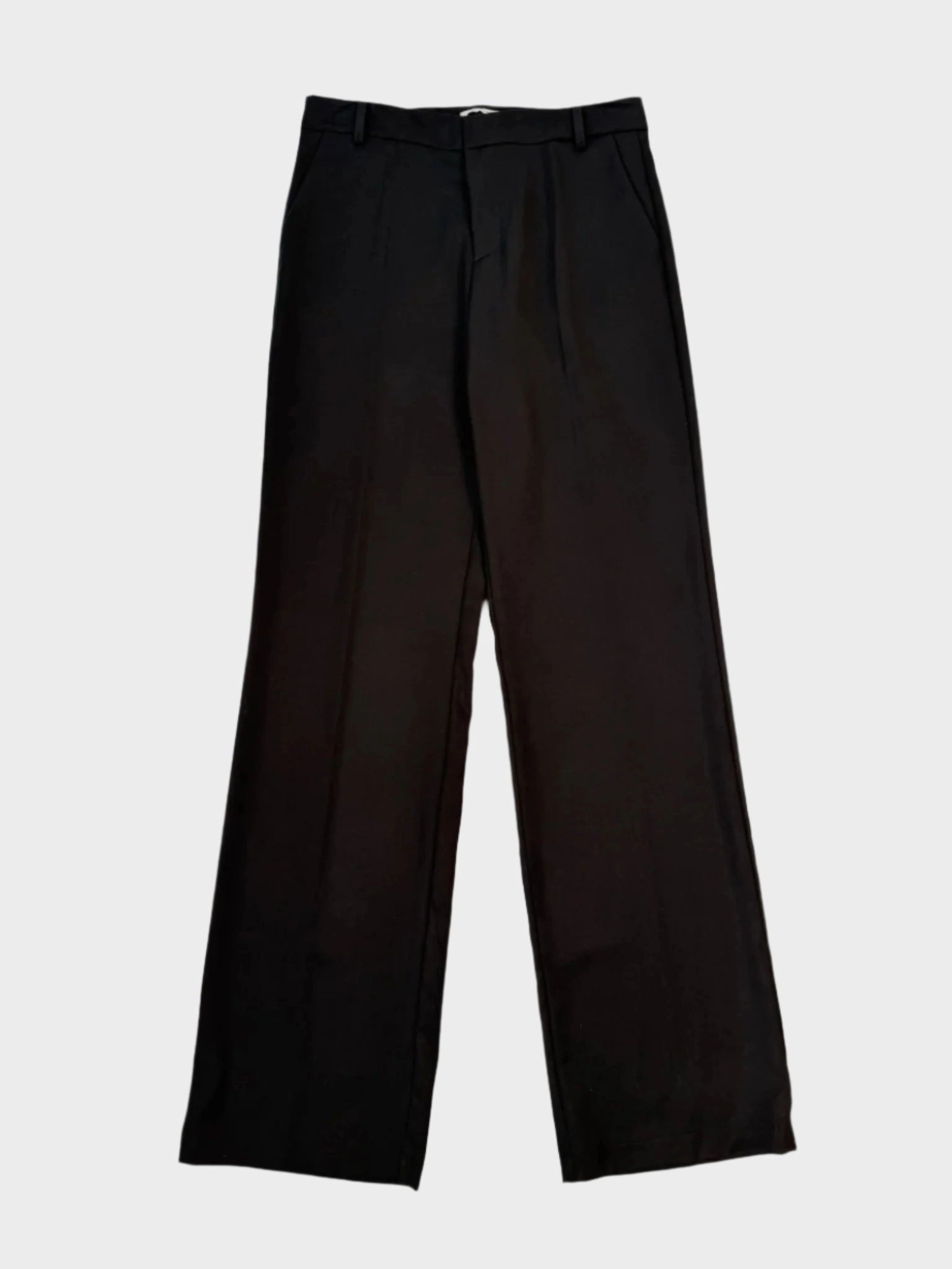 new era collection new arrivals payetli elbise Pantalone Nero A Gamba Dritta new arrival shirts for men