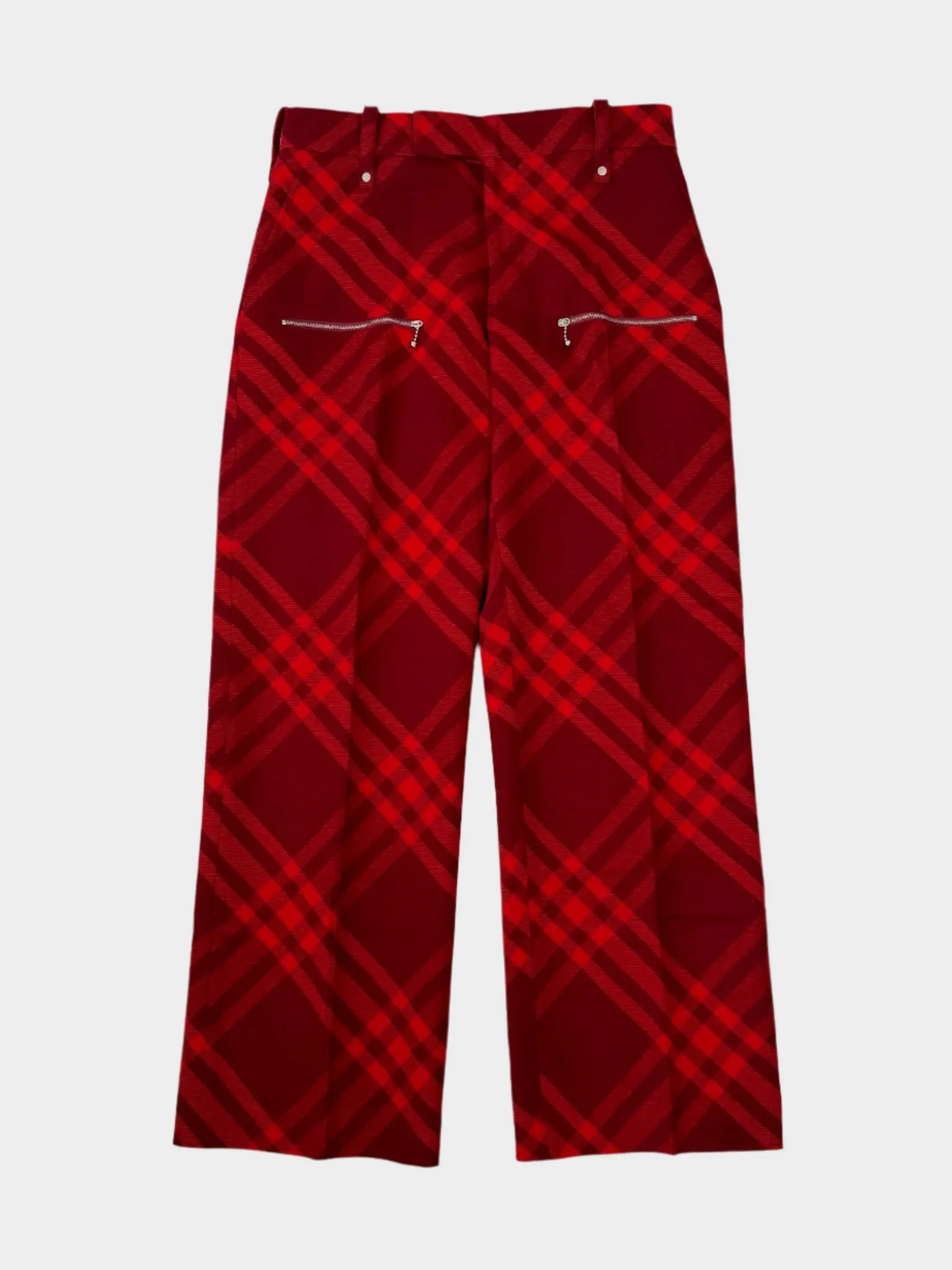 Pantaloni Rossi A Quadri Con Zip new album releases this week new arrival dress for women new collection shoes