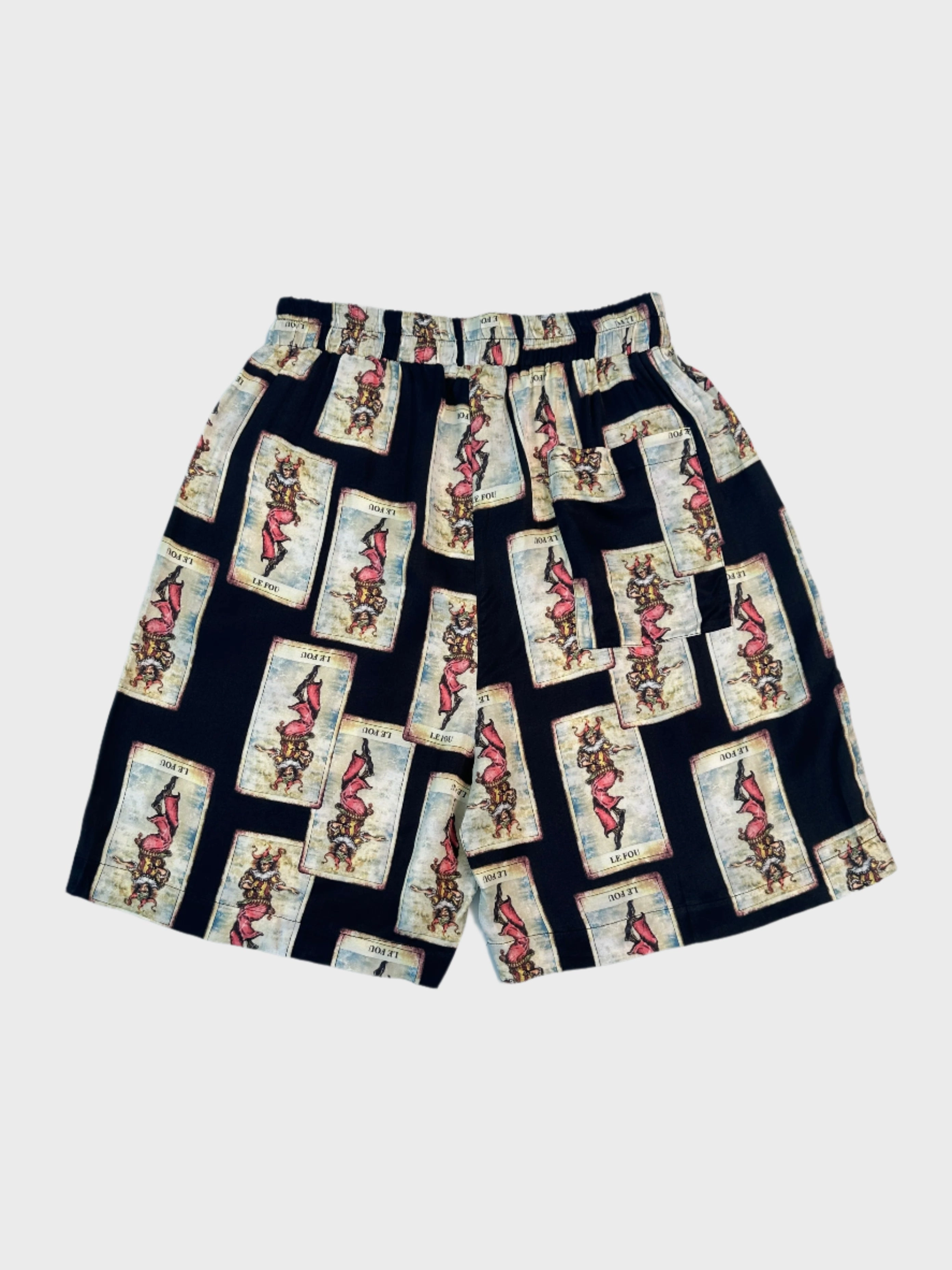 Pantaloni Corti Con Stampa Carte "Le Fou" new collection shoes new arrival on cloud shoes fabindia new arrivals kurtas