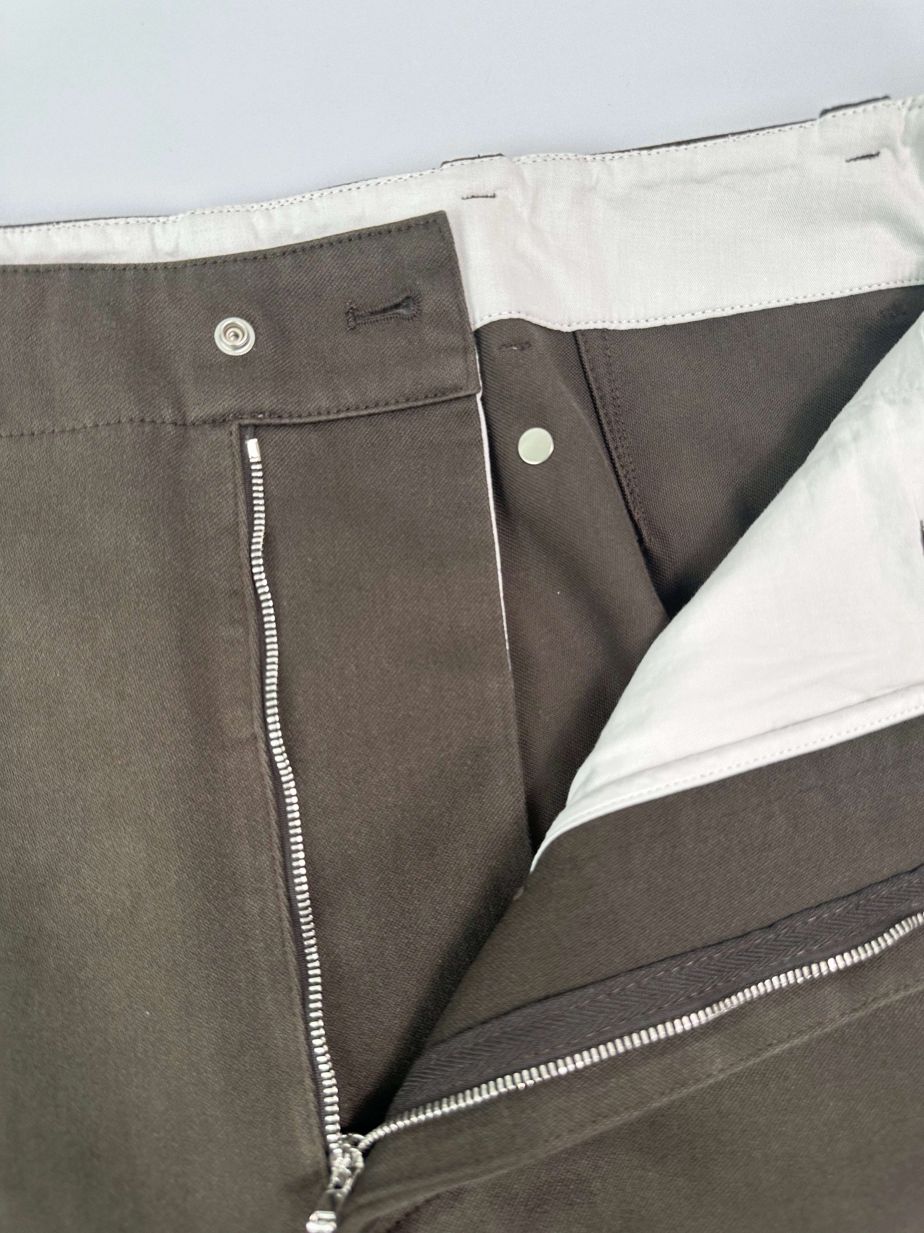 Pantaloni Marroni In Cotone Con Gamba Dritta birkenstock new arrivals shein new arrivals tops blouses