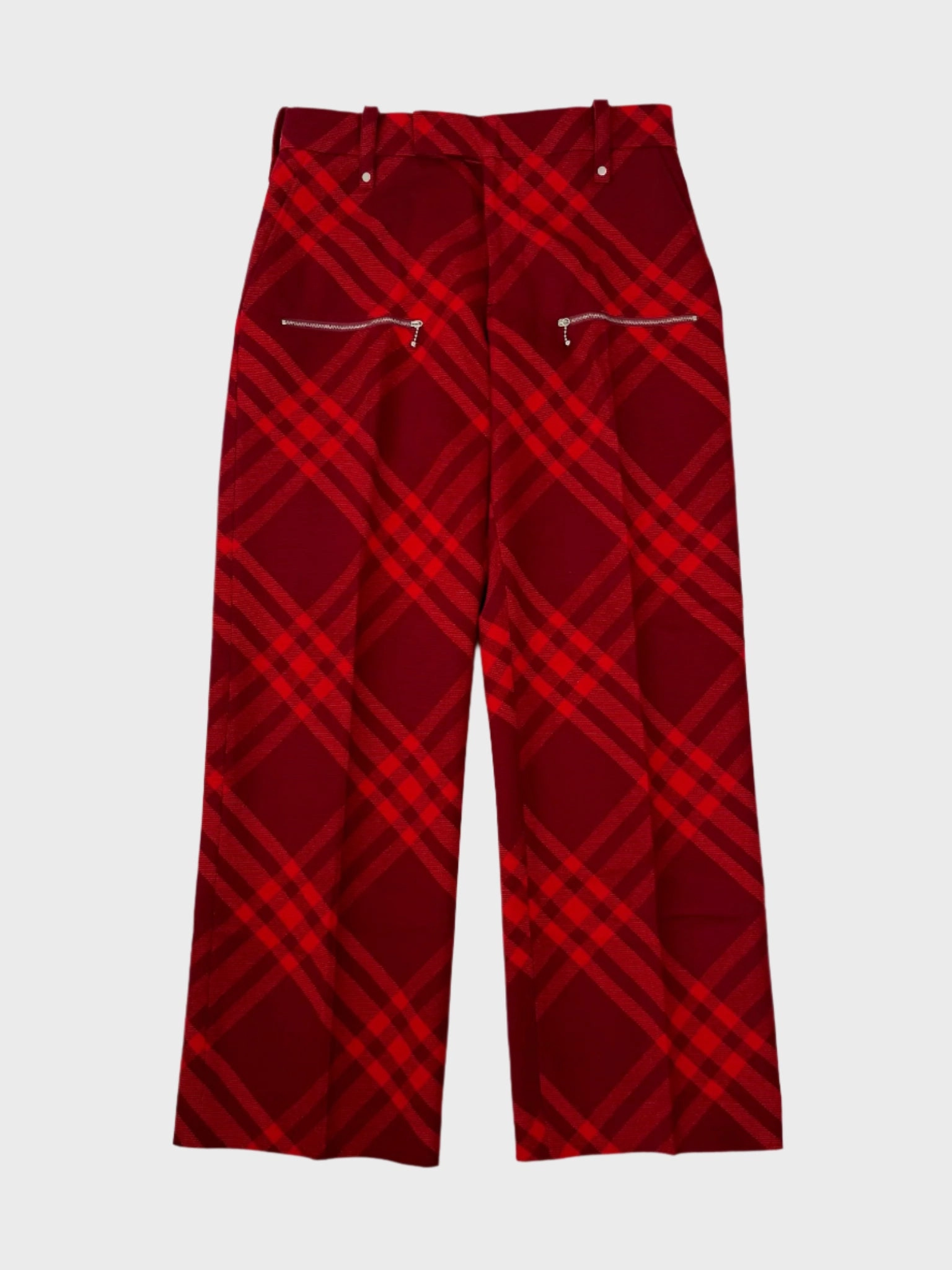 Pantaloni Rossi A Quadri Con Zip new album releases this week new arrival dress for women new collection shoes