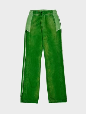 Pantaloni Verdi In Denim Con Dettagli A Contrasto new arrival lehenga woodland new arrivals new nike releases
