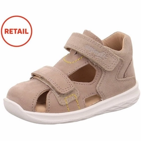 Party shoes Superfit Bumblebee Sandals Beige Lightweight shoes