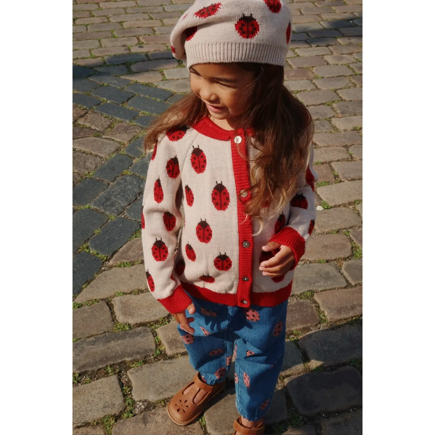 Pattern Konges Sljd Ladybug Magot Ladybug Frill Pants Gots