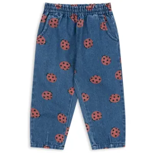 Pattern Konges Sljd Ladybug Magot Ladybug Frill Pants Gots Stretchy
