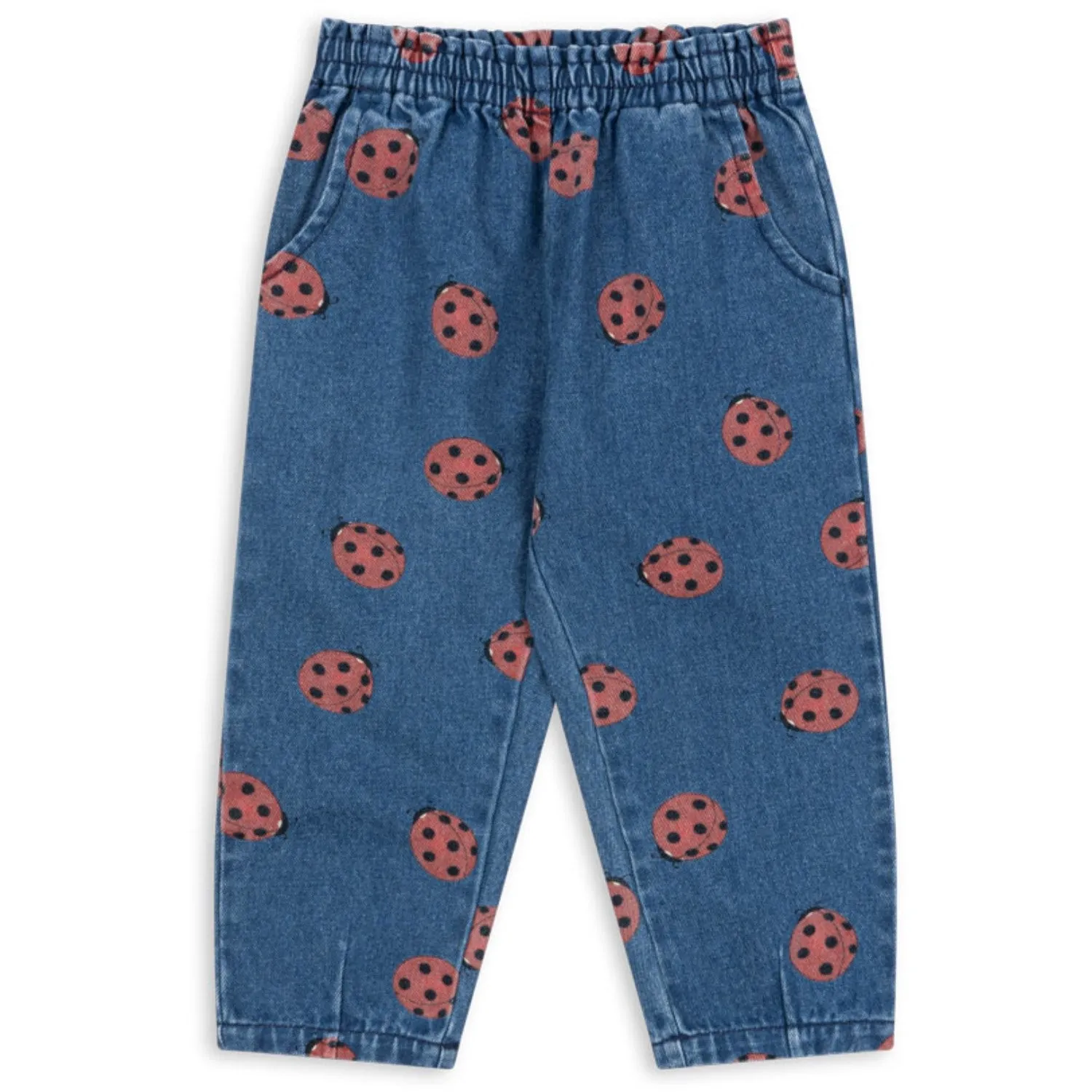 Pattern Konges Sljd Ladybug Magot Ladybug Frill Pants Gots Stretchy