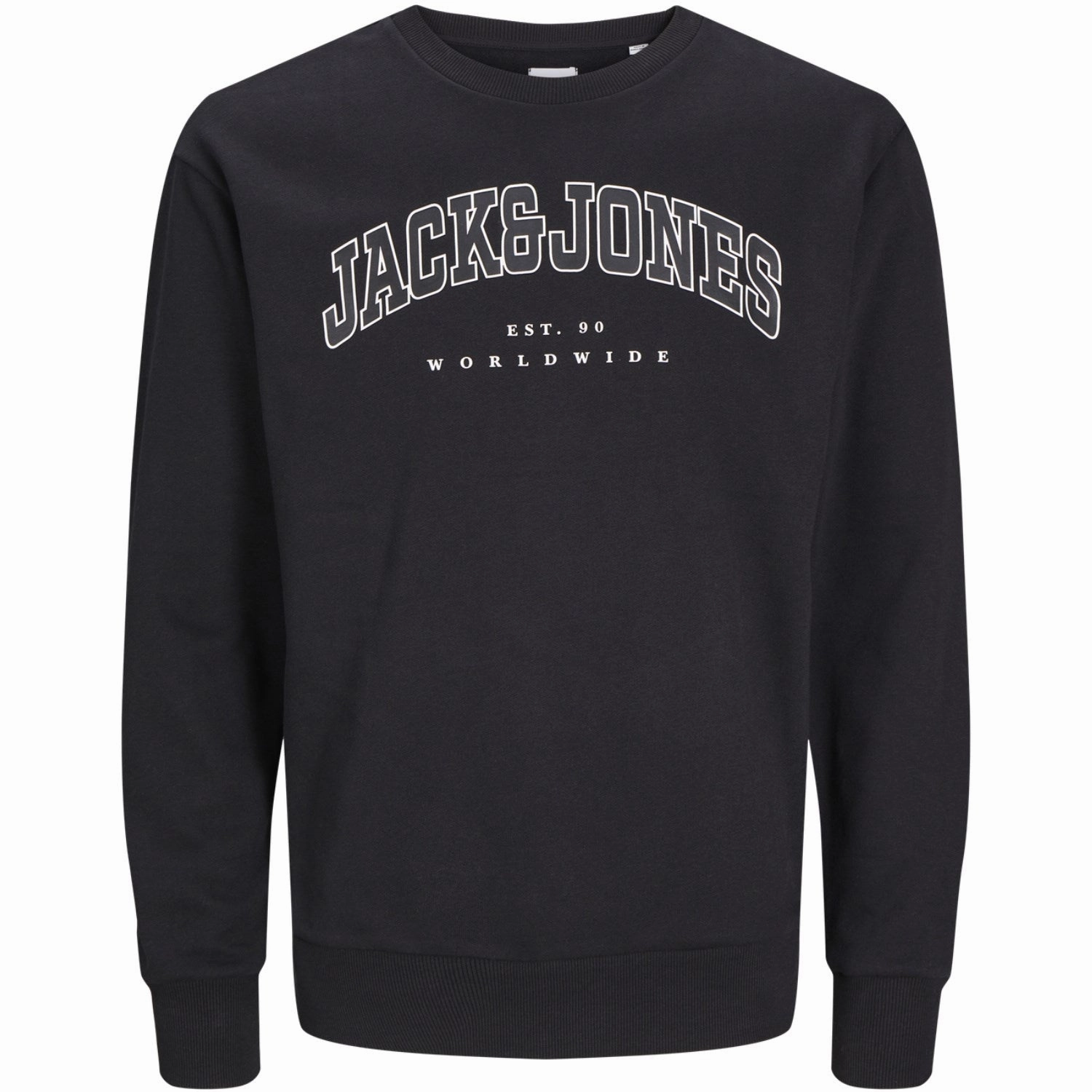 Perfection Jack & Jones Junior Black caleb Varsity Sweatshirt Precious