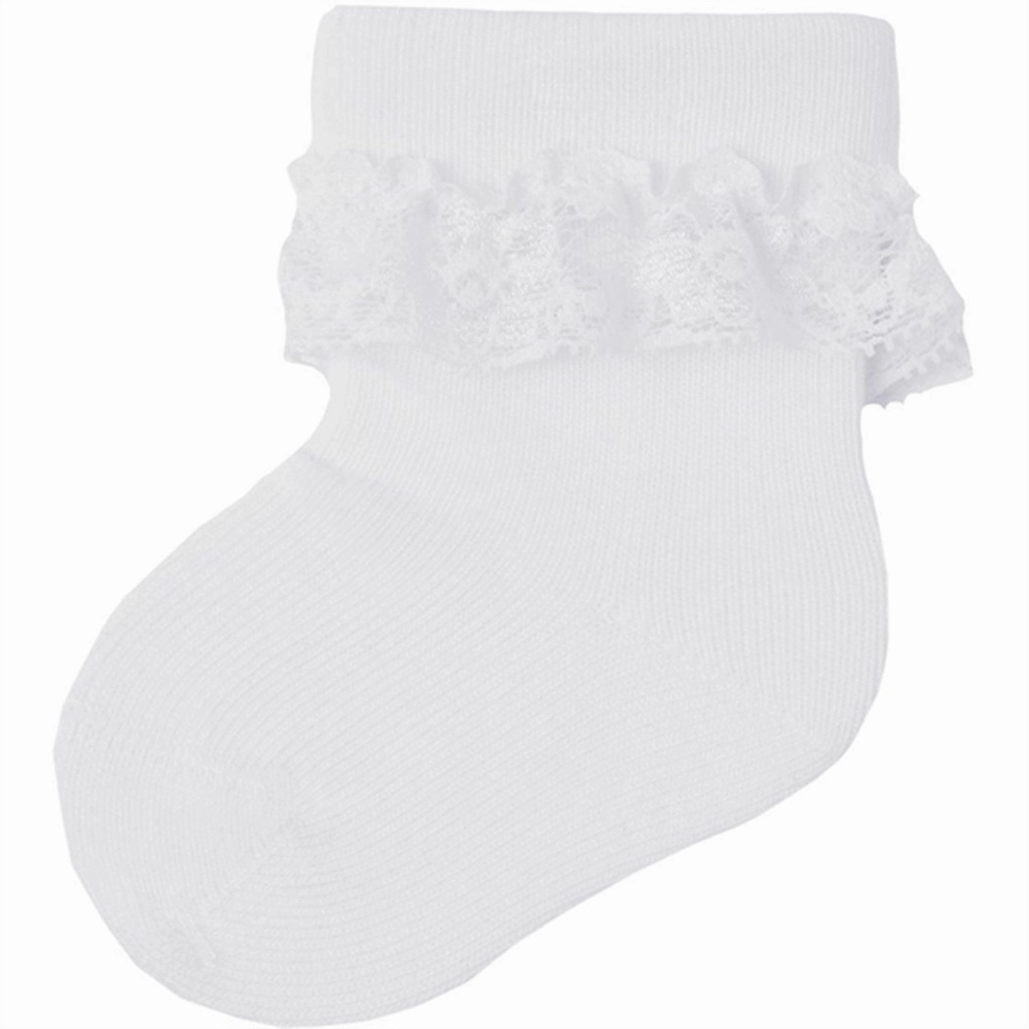 Timeless Name it Bright White Opagna Socks Sleek