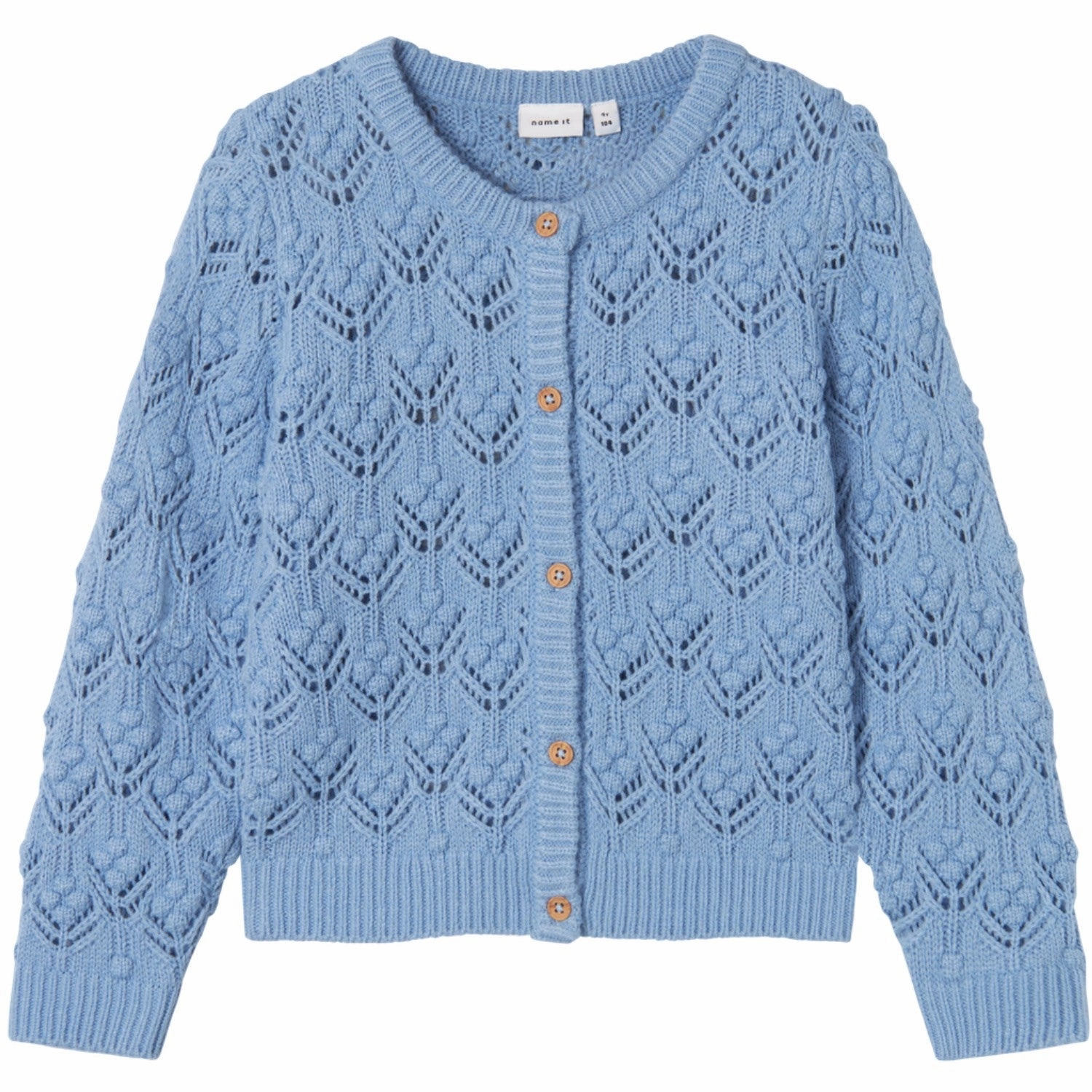 Perfection Name It Endless Sky Lasille Knit Cardigan Fashion