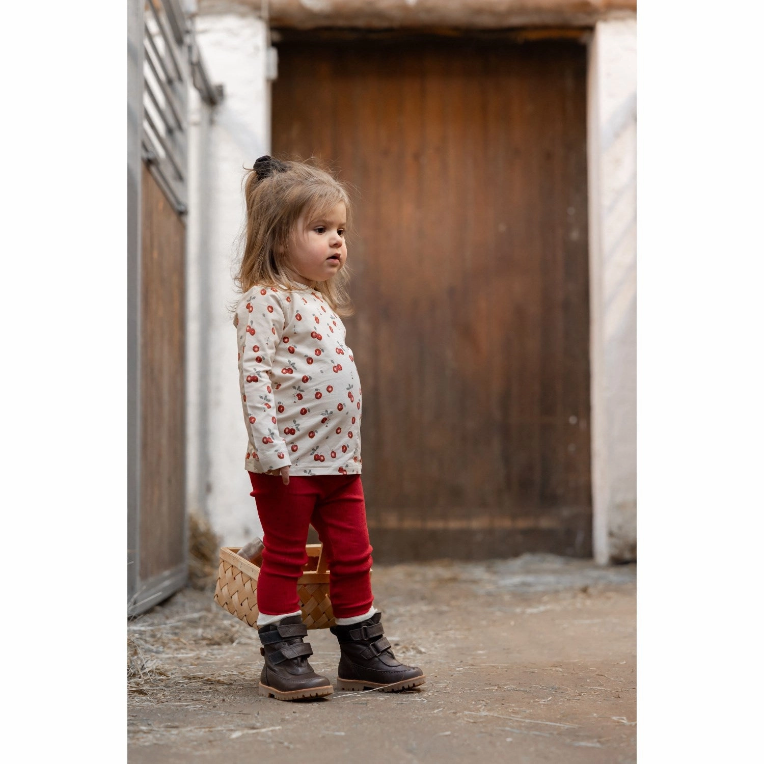 Petit Piao Chili Pepper Dot Leggings Modal Dot Exquisite