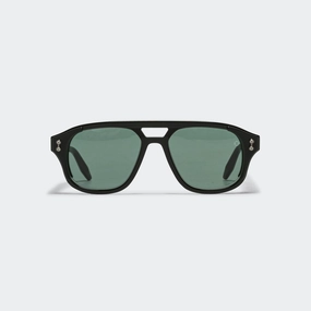 Phoenix - Black w/ Matte Black/Black Rhodium/Deep Emerald Green Lenses glitzindia new arrivals bathu new arrivals