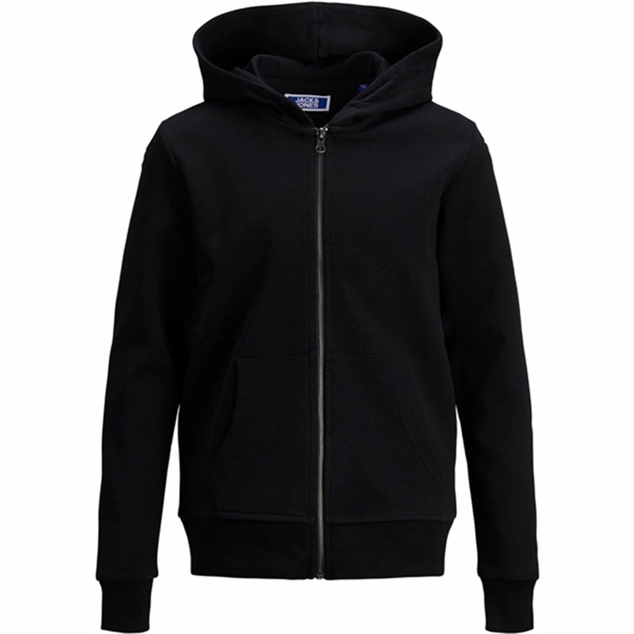 Pioneer Jack & Jones Junior Black Basic Sweatshirt with Zipper Noos Design