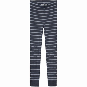 Pioneer Name It Ombre Blue Wang Wool Needle Long Johns Stripe Sublime