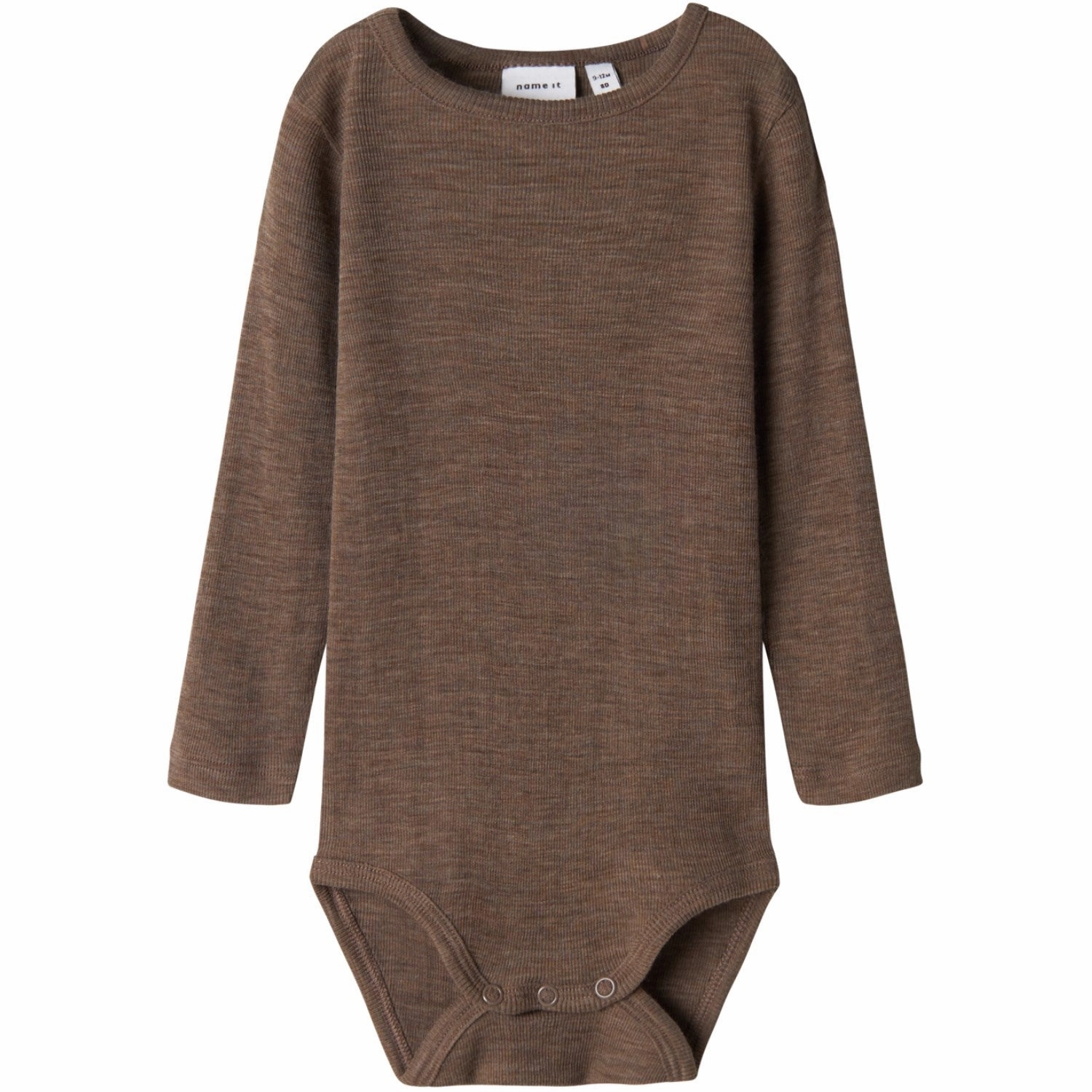 Name It Walnut Wossa Wool/Silk Rib Body Sublime Opulent