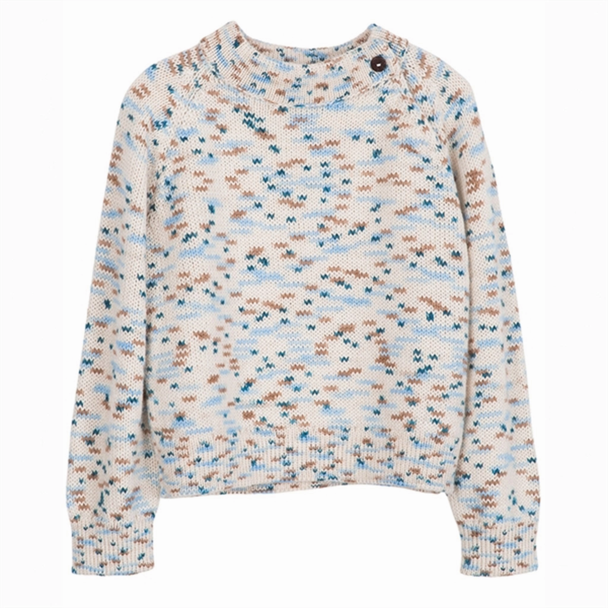 Serendipity Confetti Baby Alpaca Sweatshirt Sleek Aristocratic