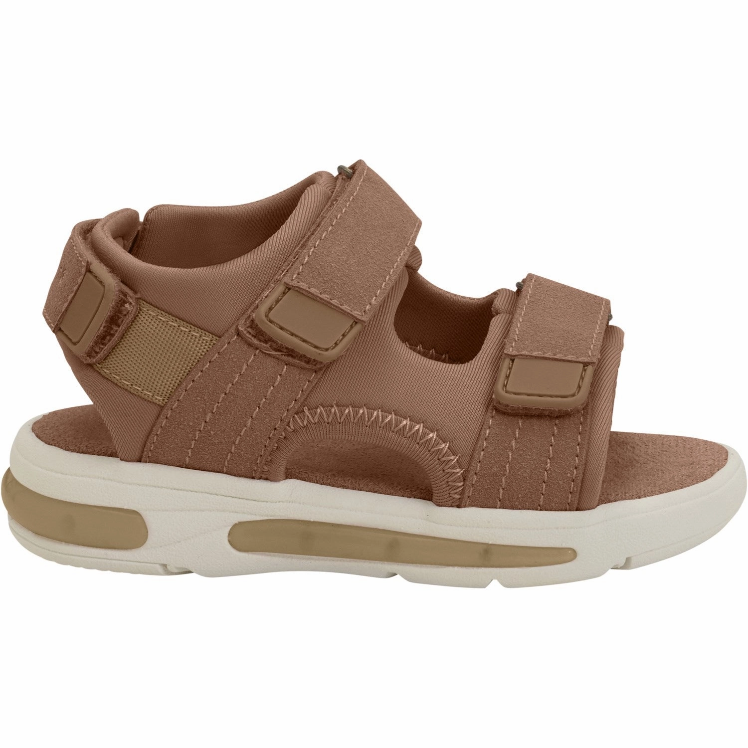 Plain shoes En Fant Mocha Mousse Sandals Velcro w. Light