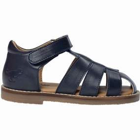 Plain shoes Sofie Schnoor Navy Blue Sandals Leather shoes