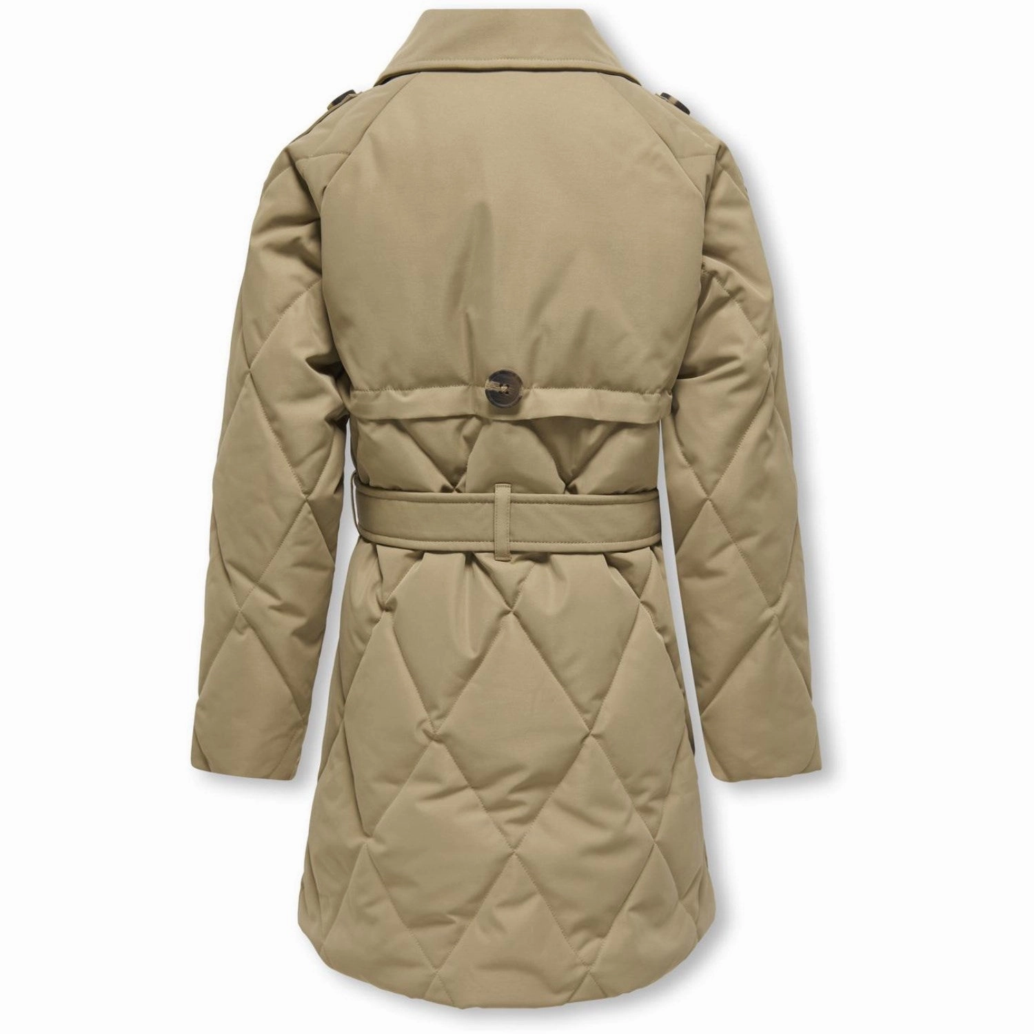 Pleat kids ONLY Petrified Oak Mauda Quilted Jacket