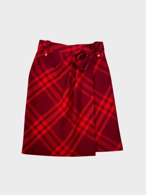 poetry new arrivals ladies wedtree new arrivals Gonna In Lana Con Motivo Check Rosso heeposh new arrivals