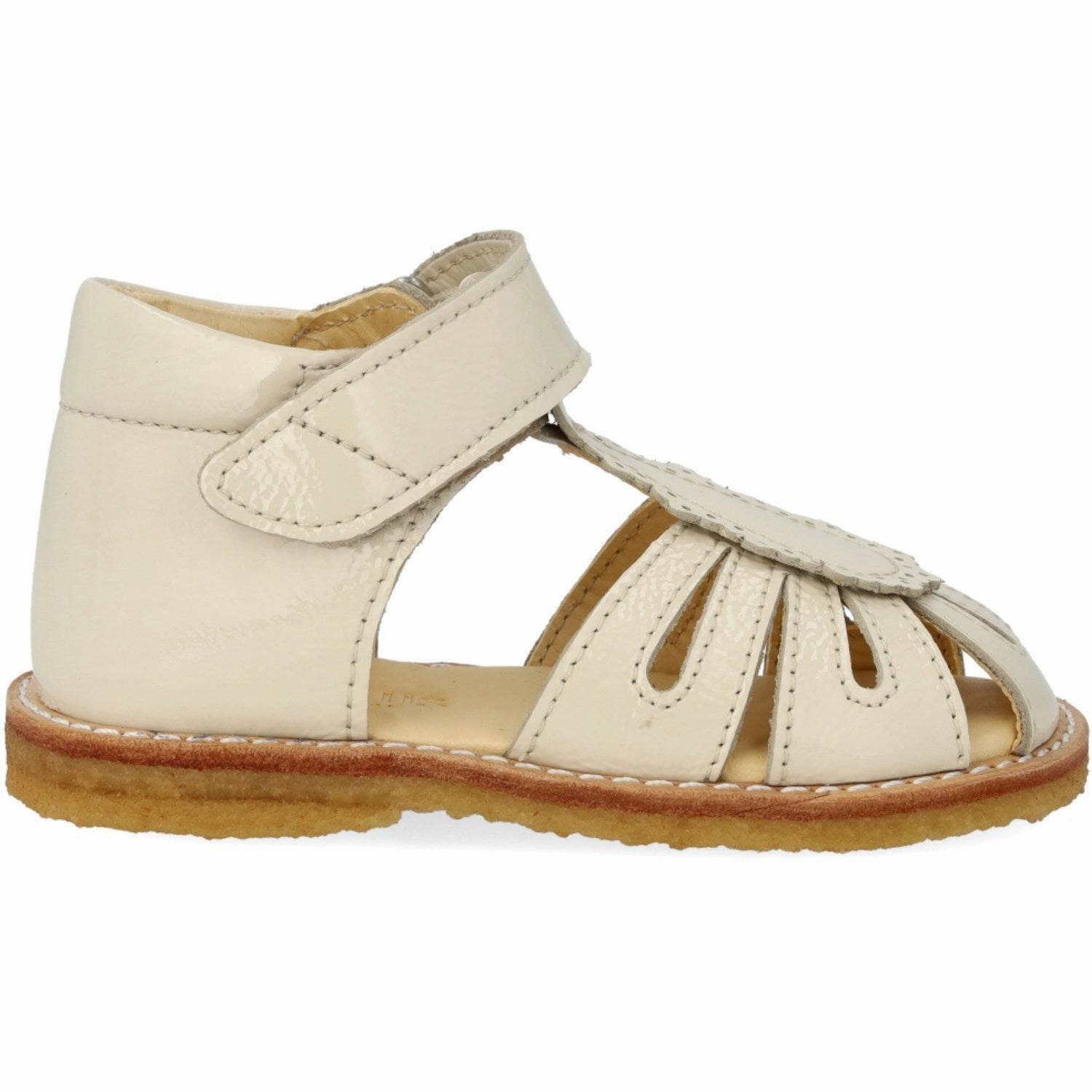 Pointe shoes Angulus Buttermilk Beginner Sandal w Velcro Closure