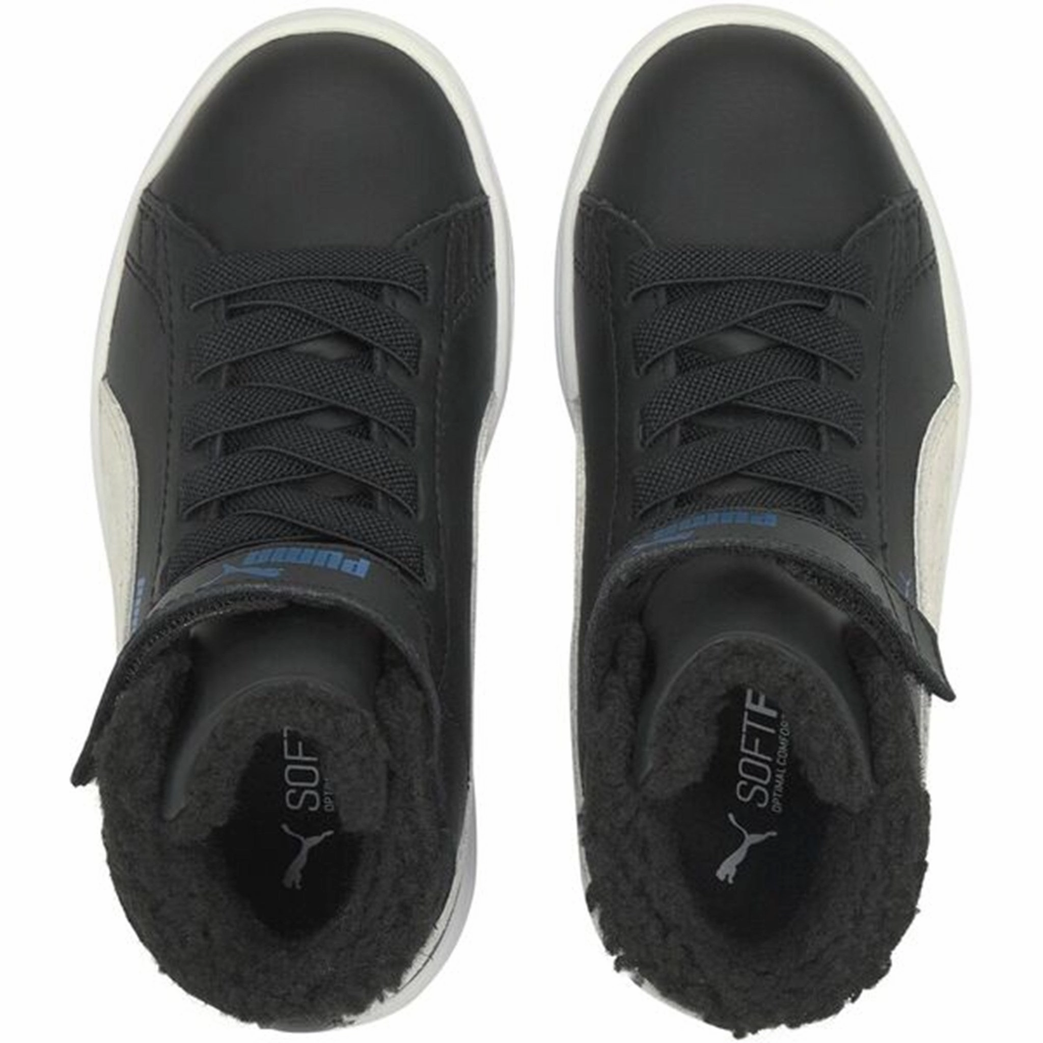 Pointe shoes Puma Sneakers Smash v2 Mid Fur Black/White