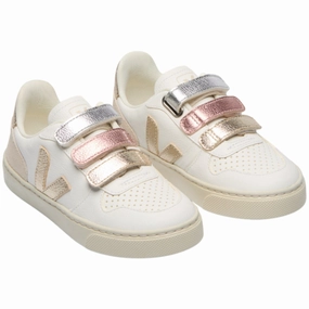 Pointe shoes Veja Multico Extra White Shiny Small V-10 Sneakers Surf shoes