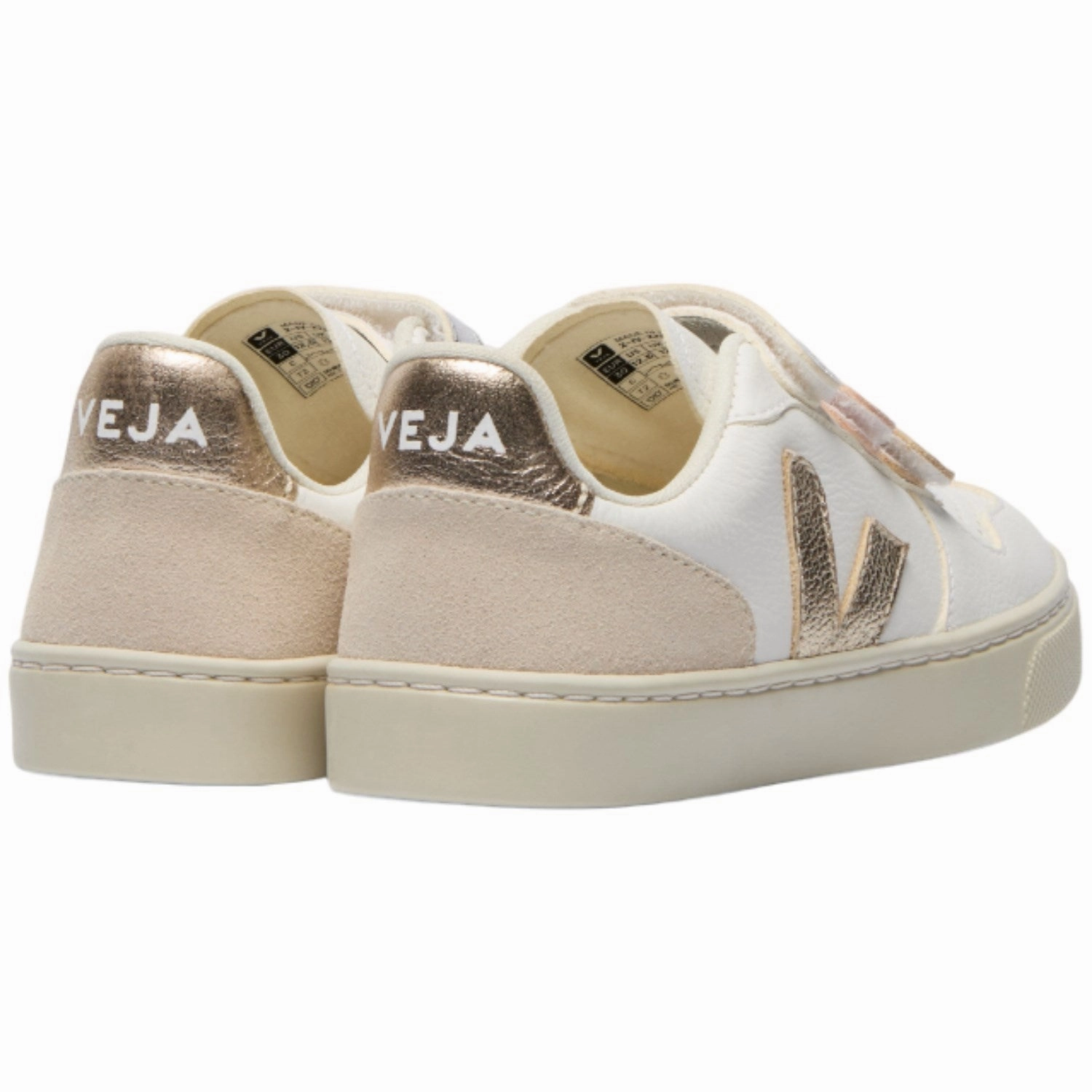 Pointe shoes Veja Multico Extra White Shiny Small V-10 Sneakers