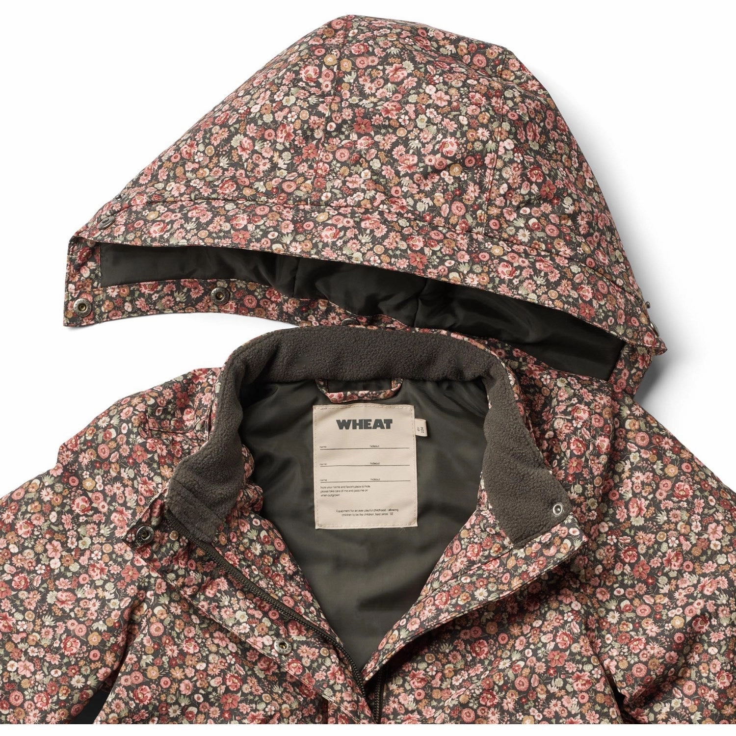 Polished Wheat Raven Wild Flowers Jacket Tove Tech