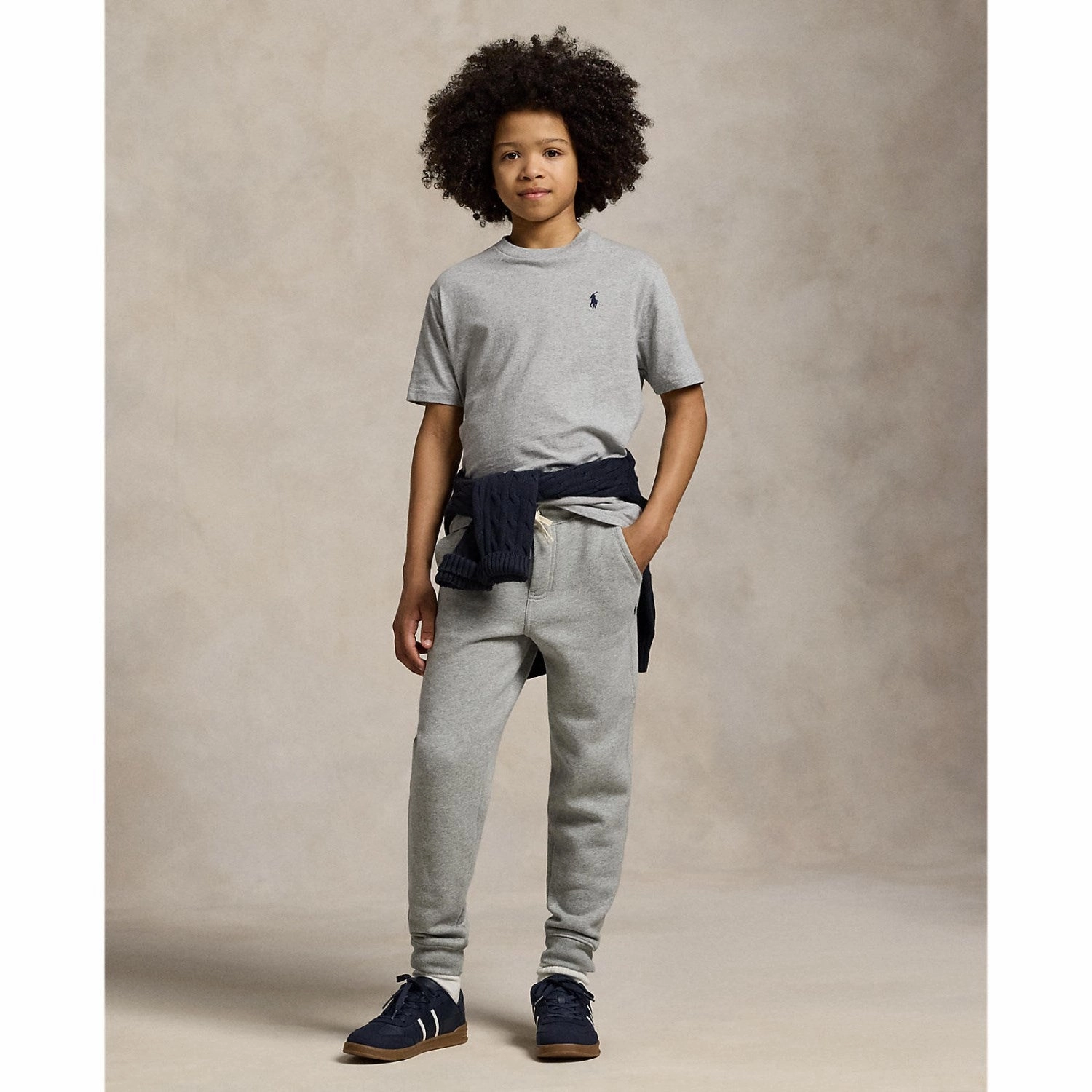 Polo Ralph Lauren Boy Short Sleeved T-shirt Andover Heather Timeless
