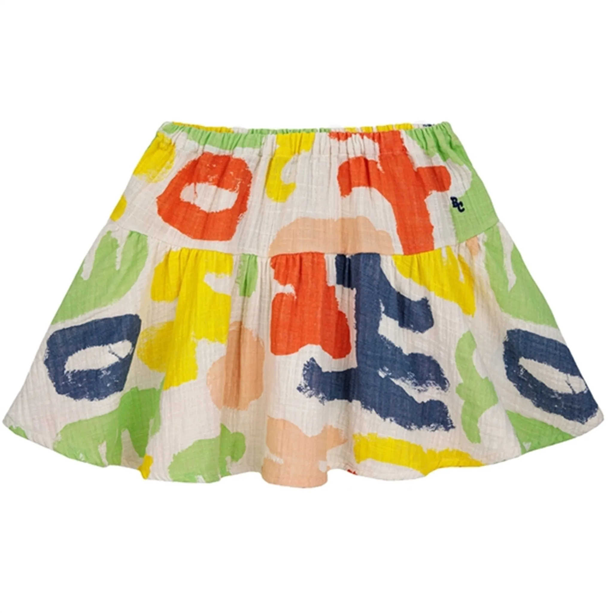Polyester Bobo Choses Carnival All Over Woven Skirt Mini Offwhite Stitch