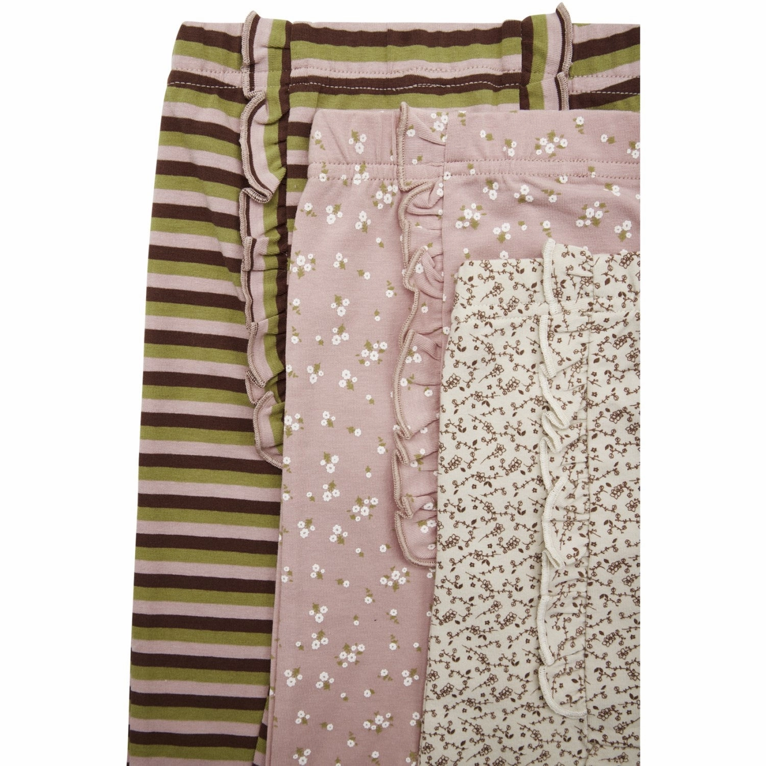 Polyester Hust & Claire Dusty Rose Baby Liva Leggings 3-Pack
