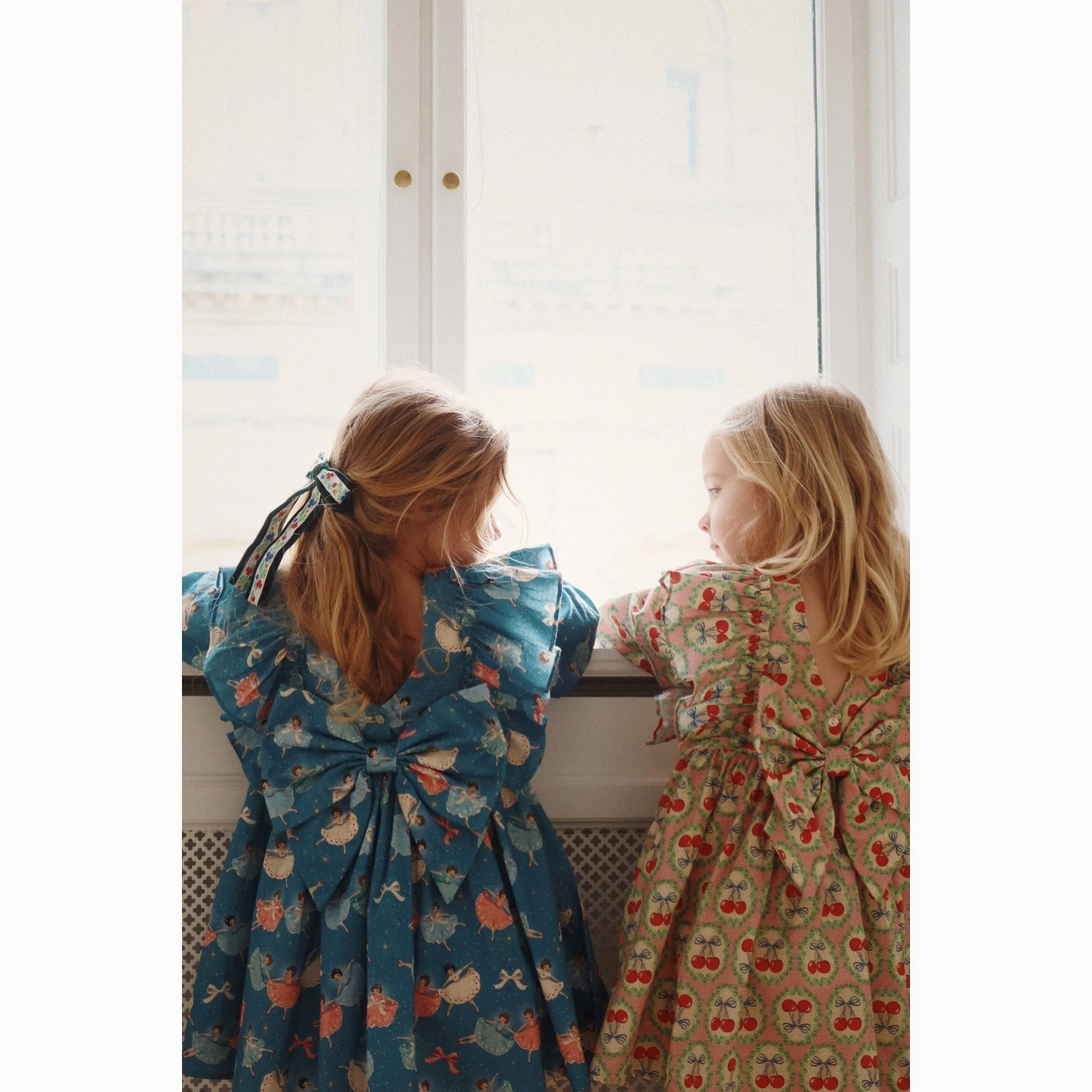 Polyester Konges Sljd Snow Bow Ballerina Evia Ls Bow Dress Gots