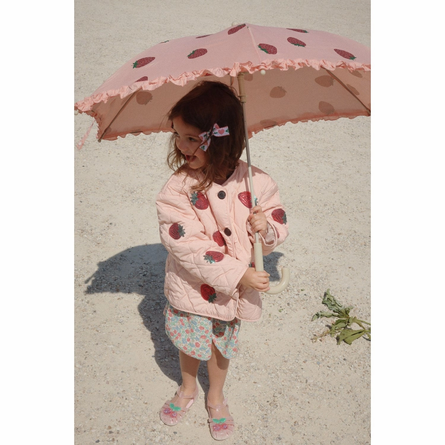 Polyester Konges Sljd Strawberry Flora Jacket