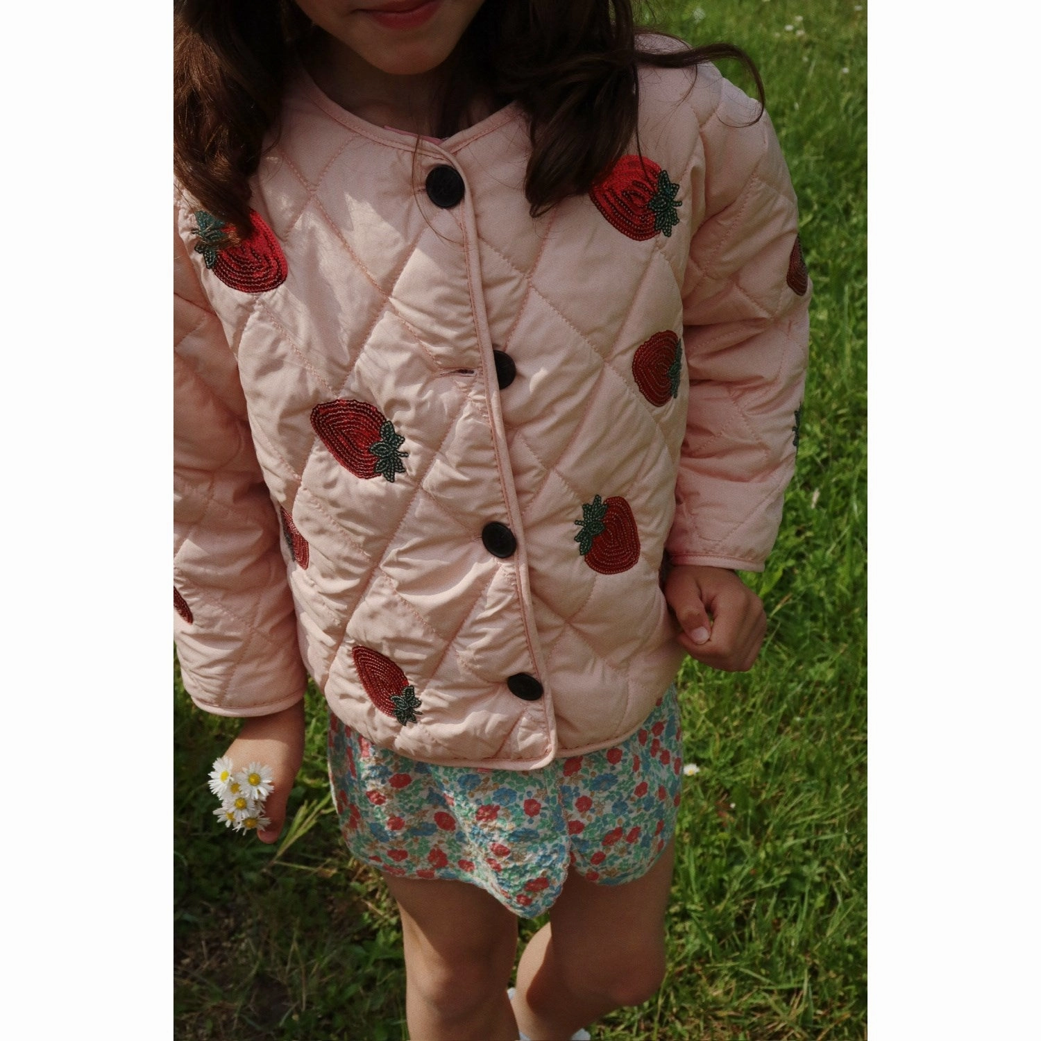 Polyester Konges Sljd Strawberry Flora Jacket Print