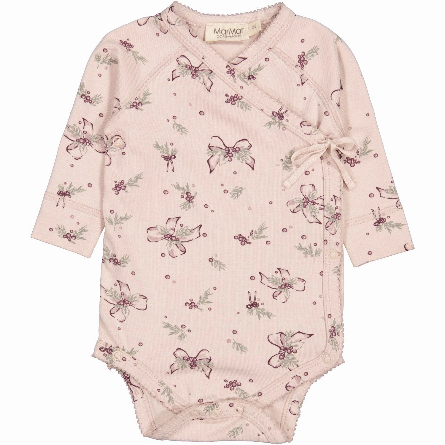 Polyester MarMar New Born Modal Smooth Print Bows Belita Body Classic