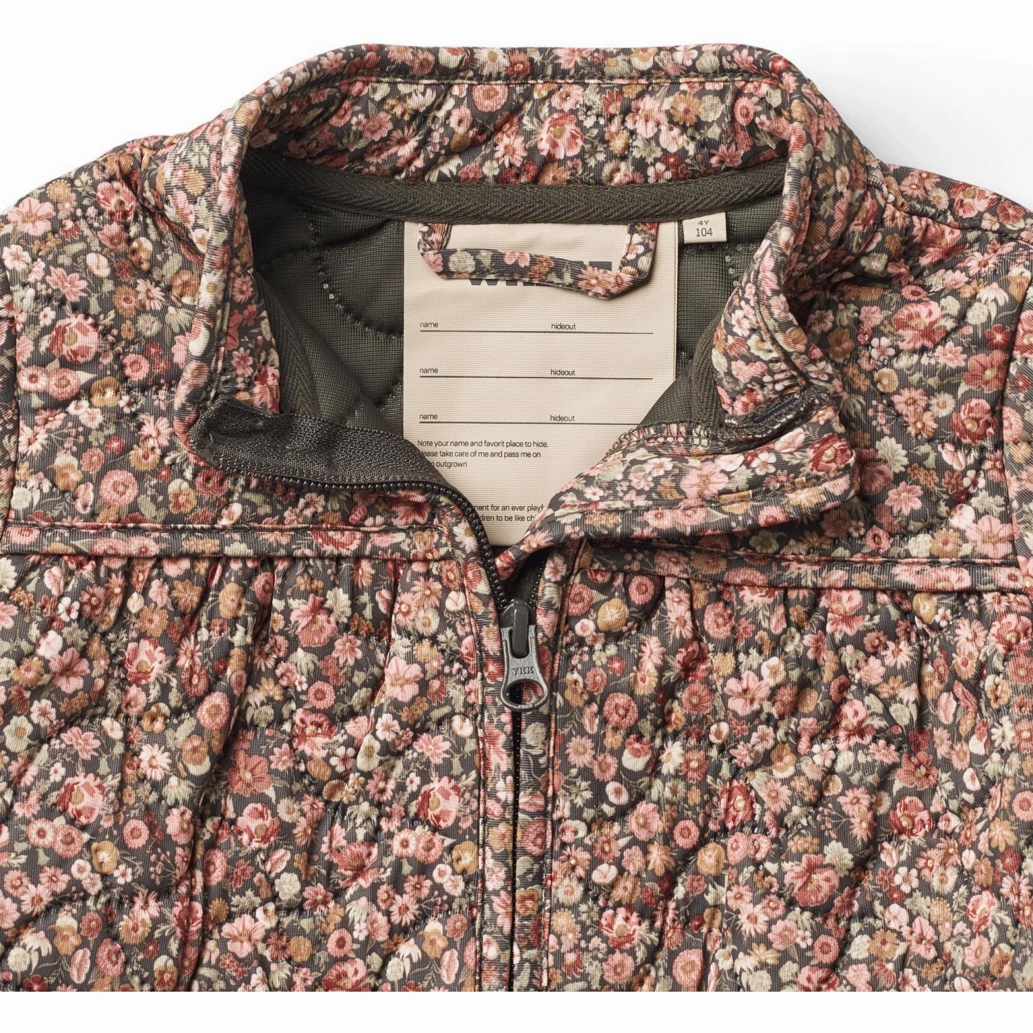 Polyester Wheat Raven Wild Flowers Thermo Jacket Thilde
