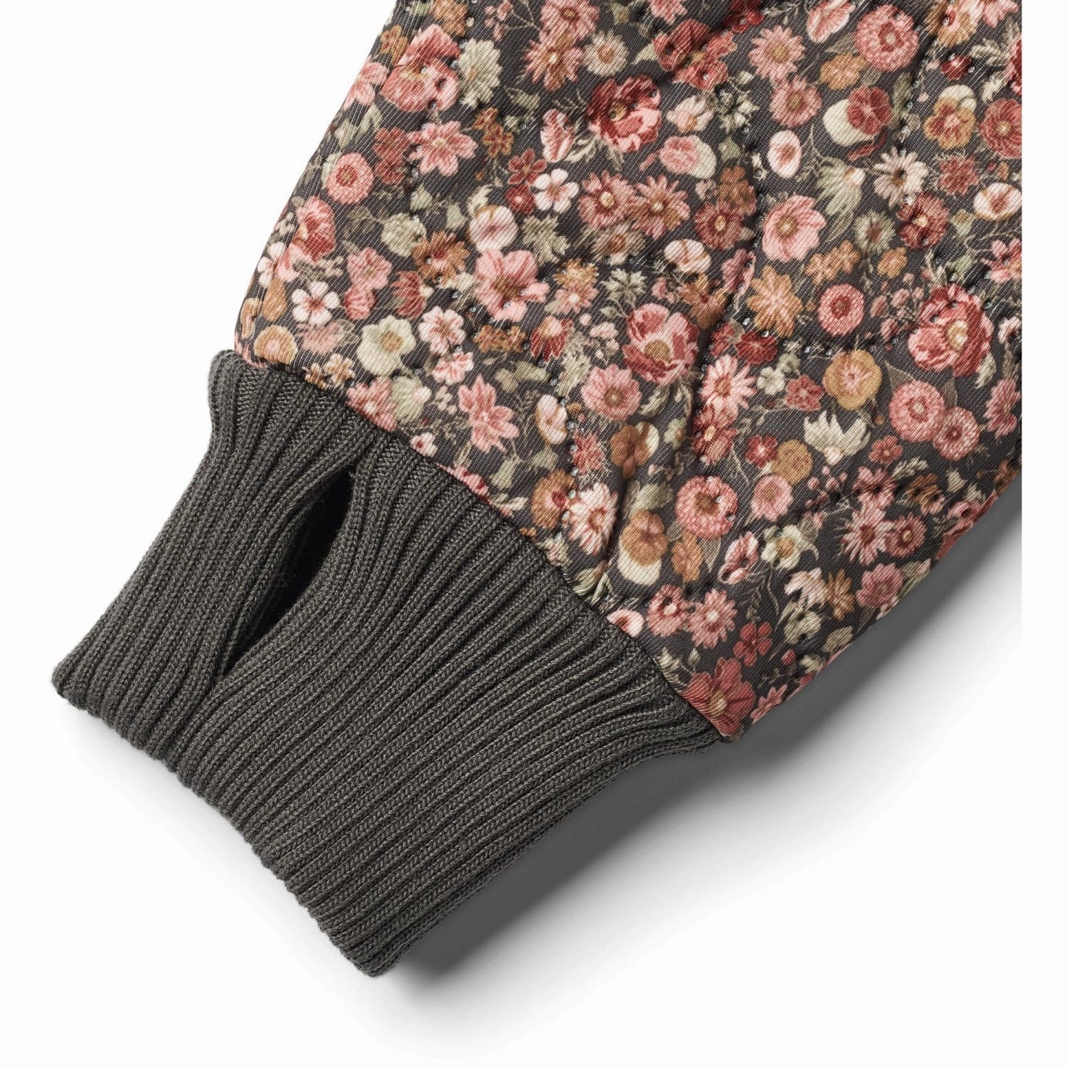 Polyester Wheat Raven Wild Flowers Thermo Jacket Thilde