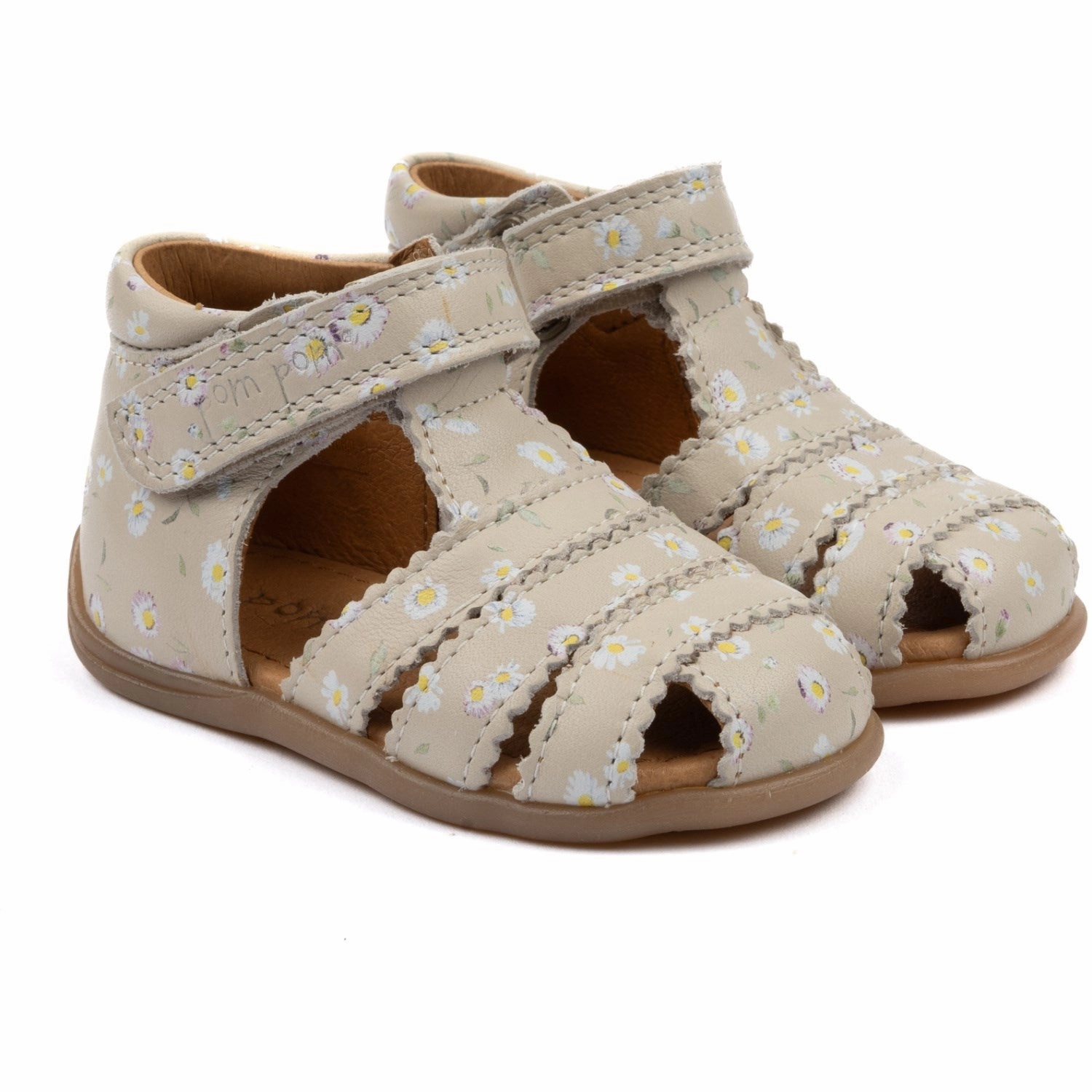Pom Pom Bellis Starters Scallop Velcro Sandal Office shoes Unisex shoes