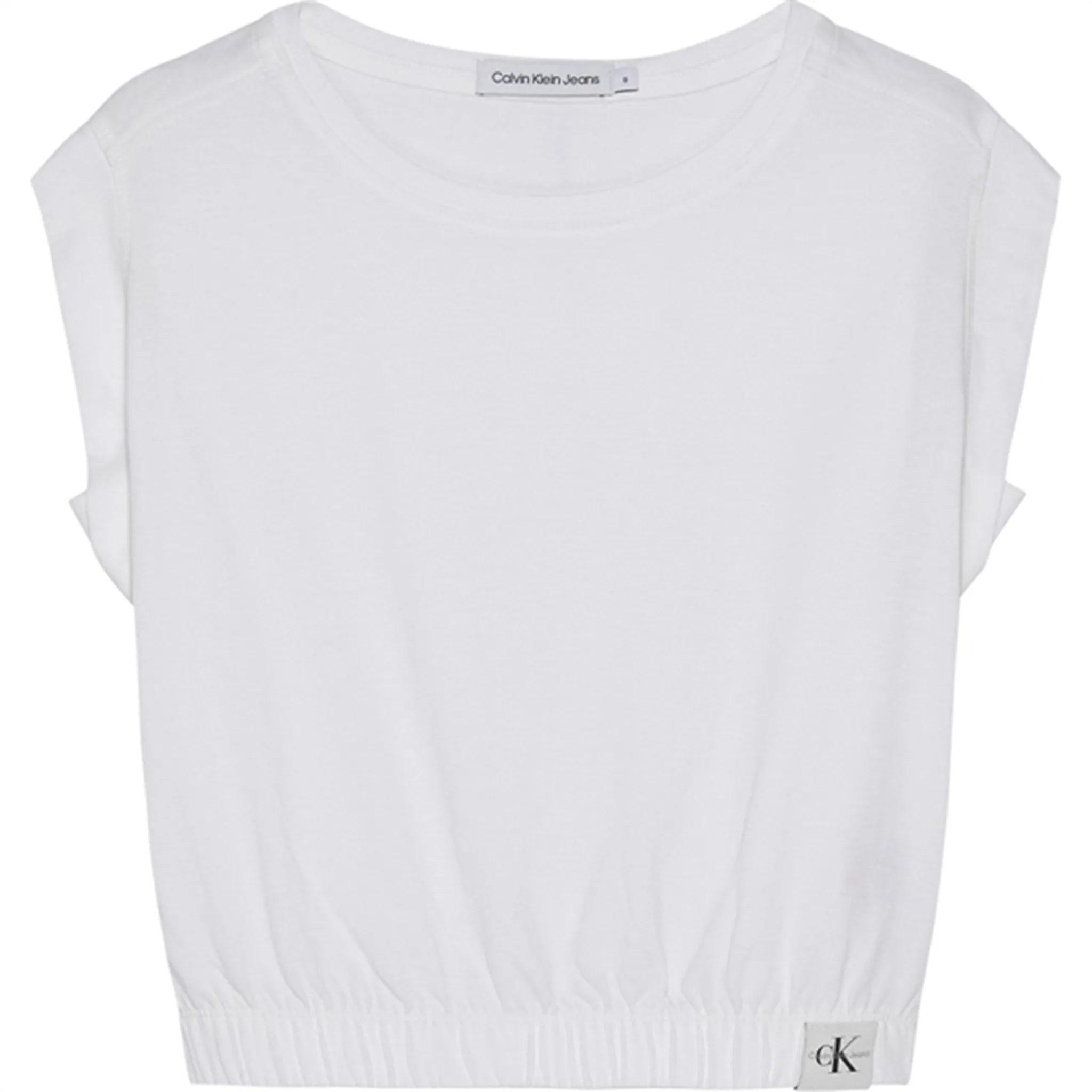 Precious Calvin Klein Movement Label T-Shirt Bright White Appealing
